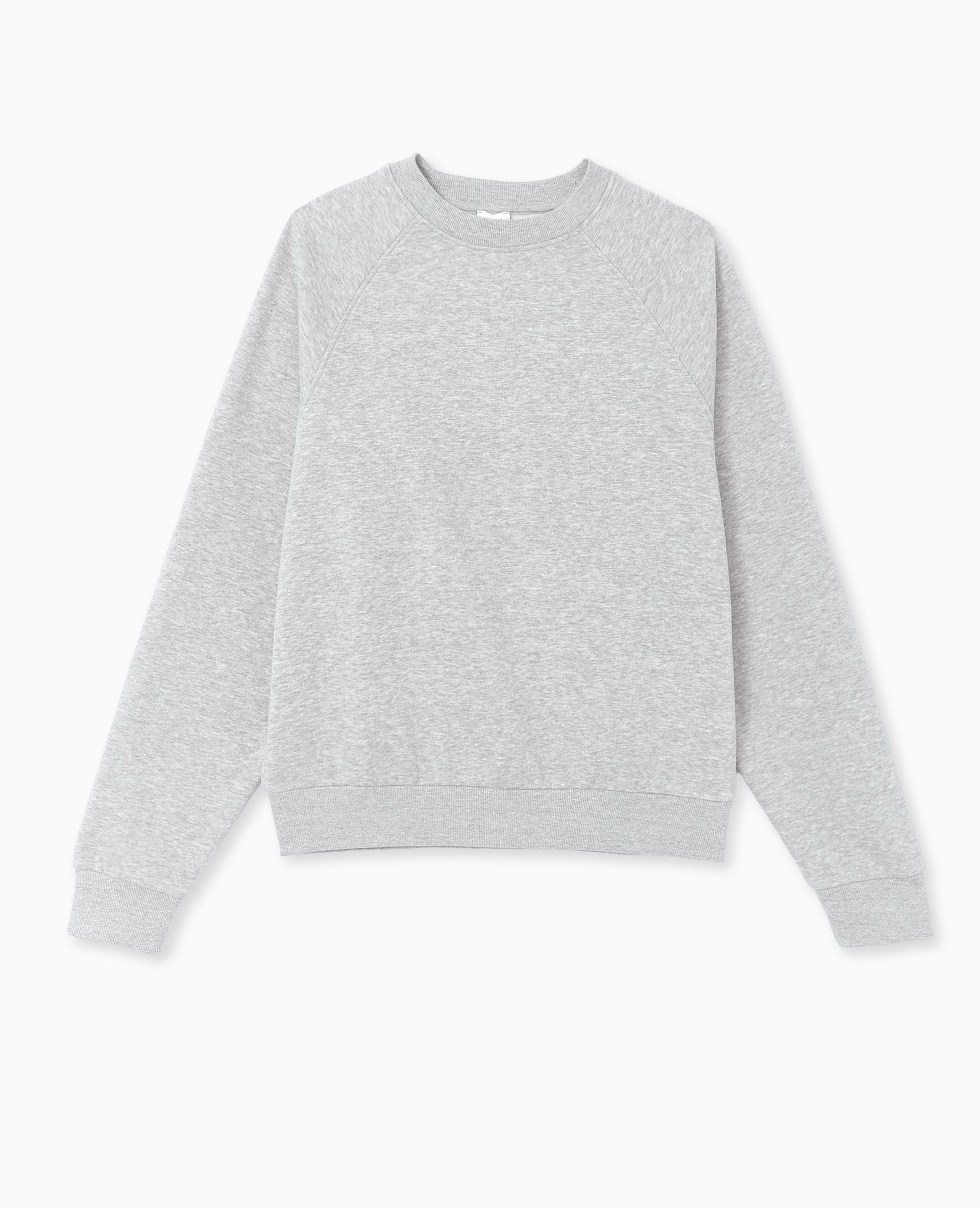 Sweat col rond avec étiquette cousue