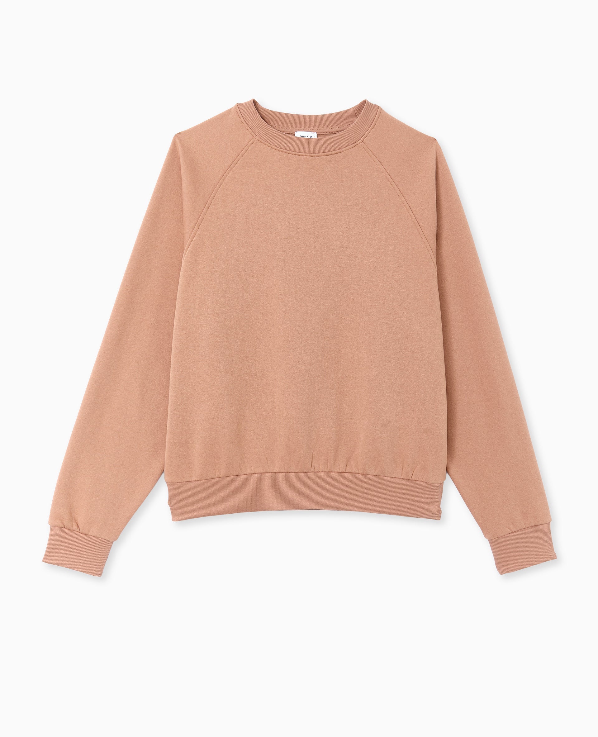 Sweat col rond avec étiquette cousue