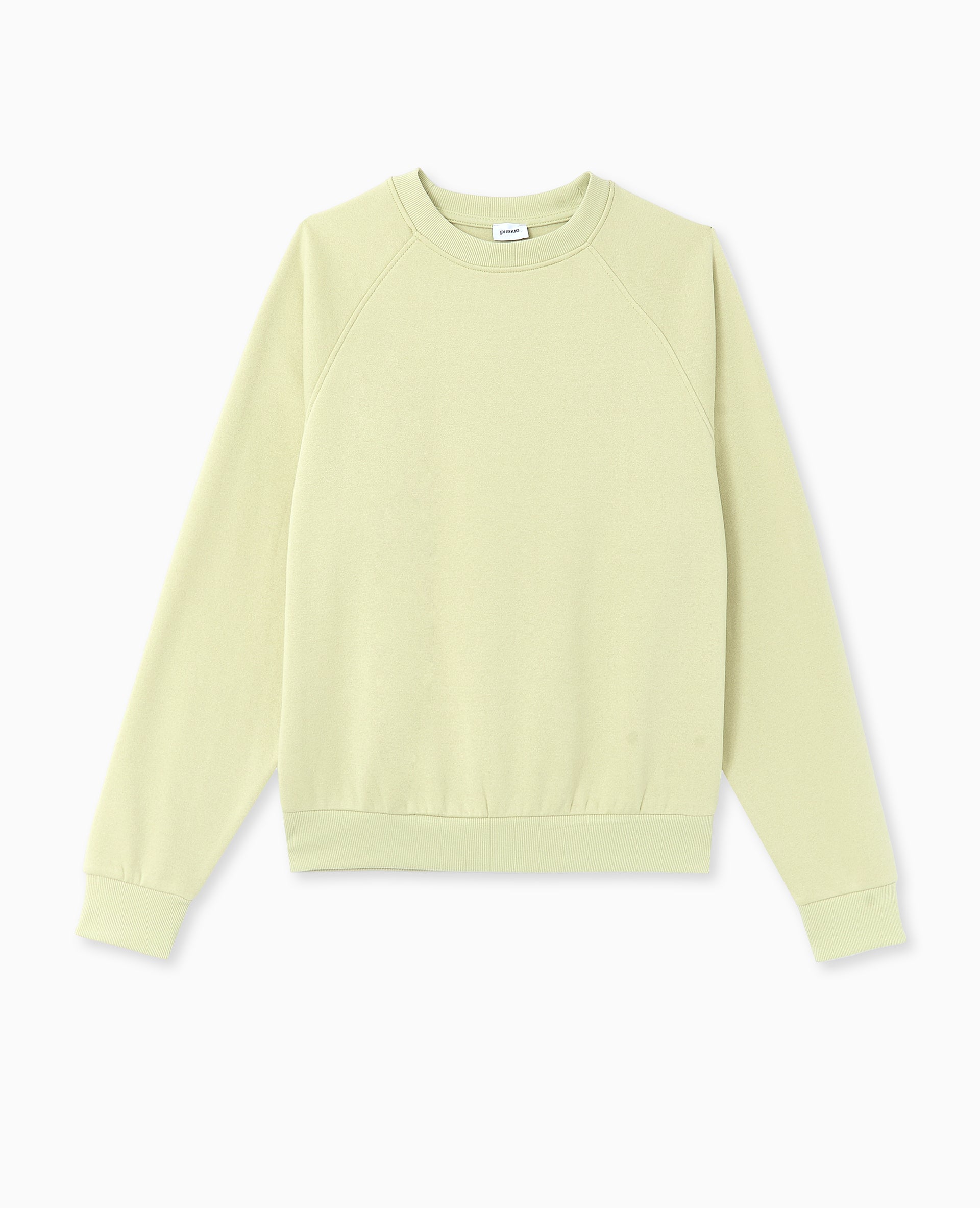 Sweat col rond avec étiquette cousue