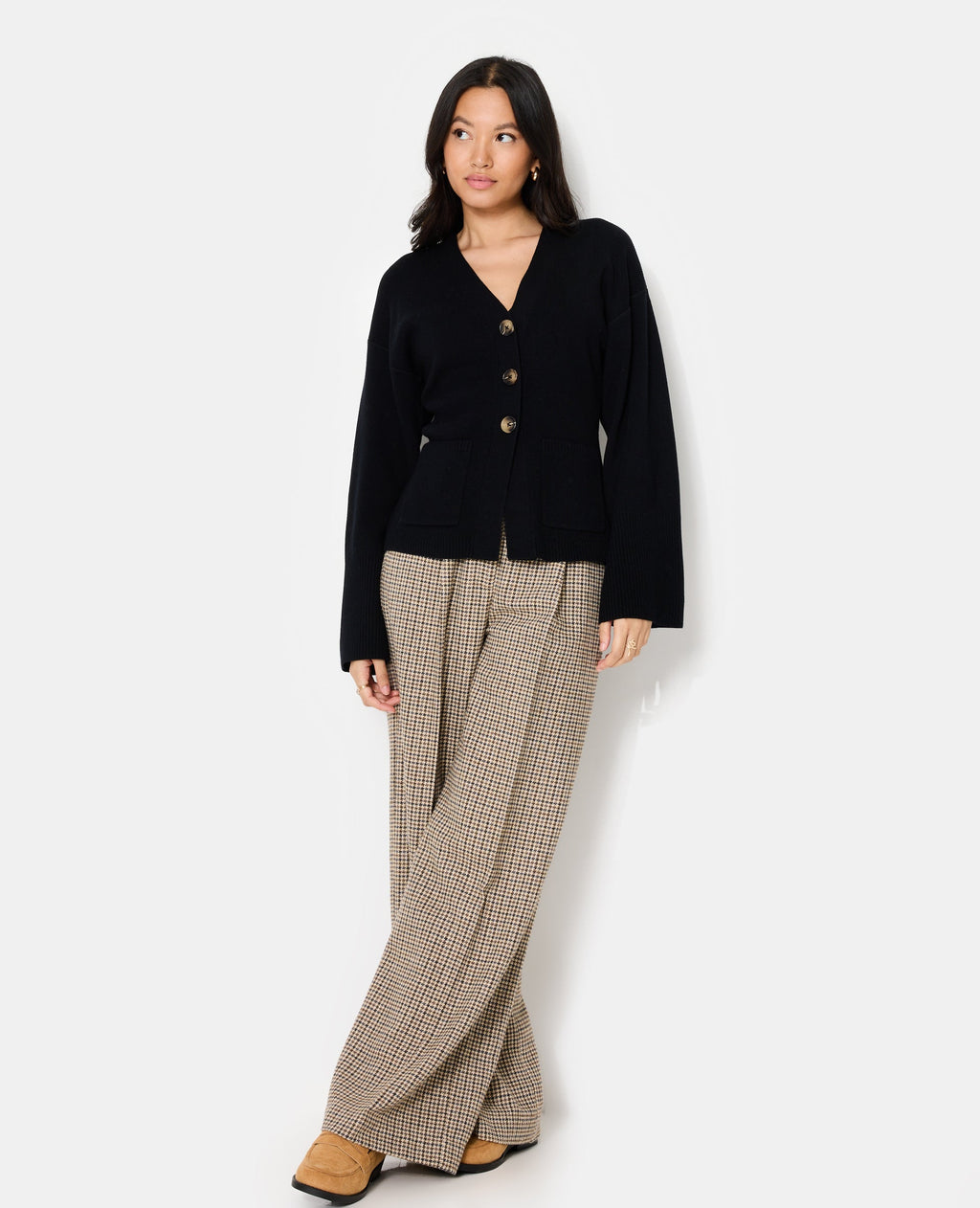 Gilet long et cintré avec poches