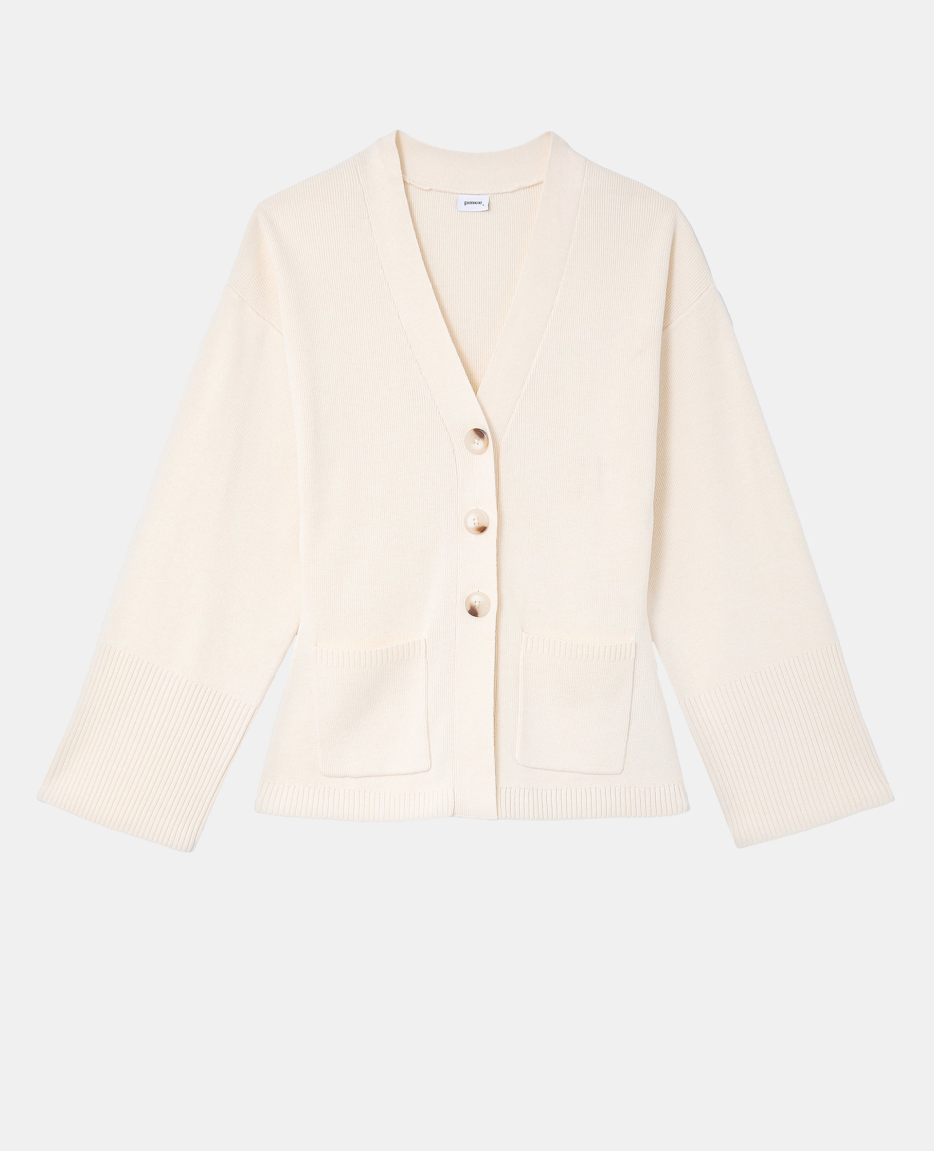 Gilet long et cintré avec poches