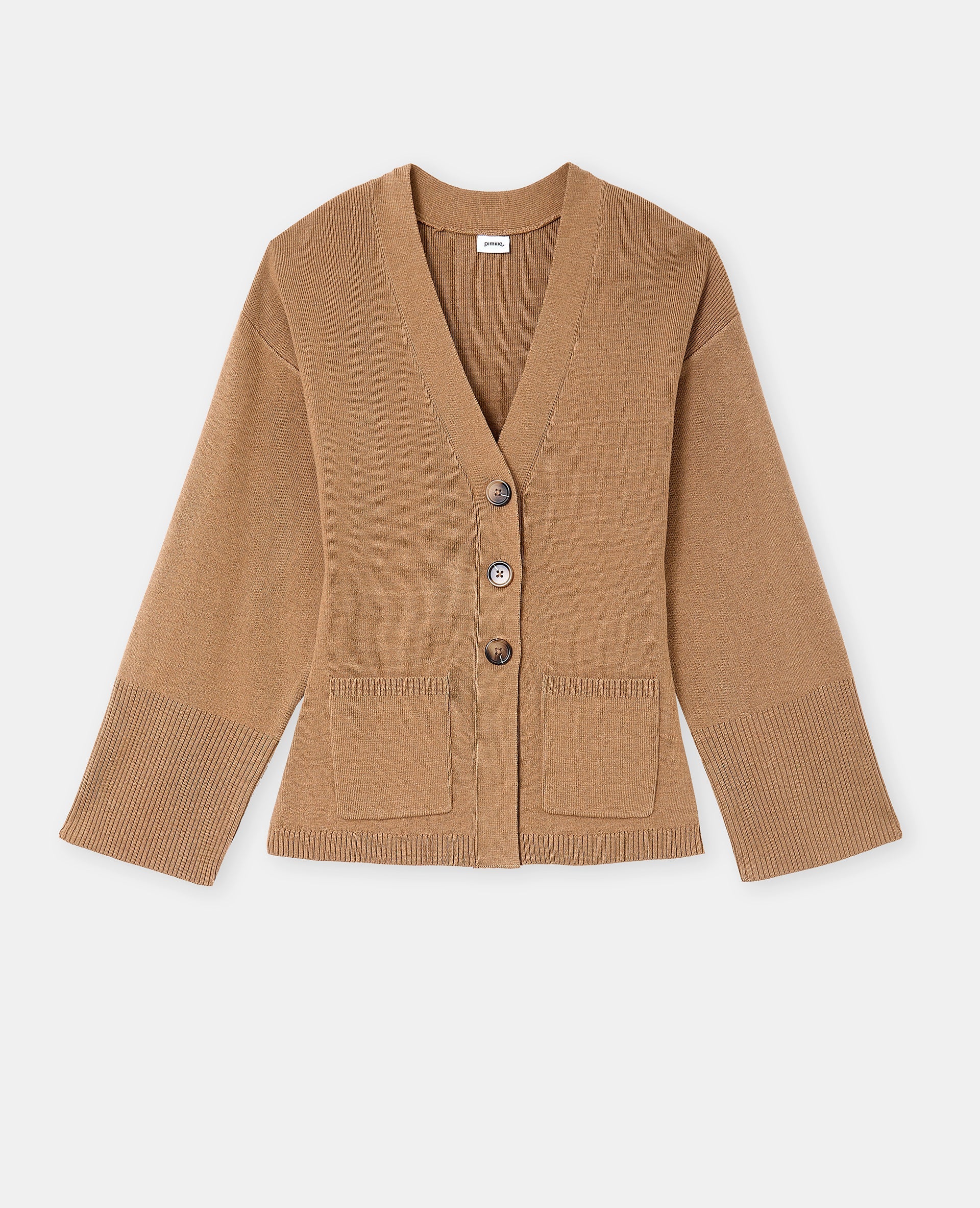 Gilet long et cintré avec poches