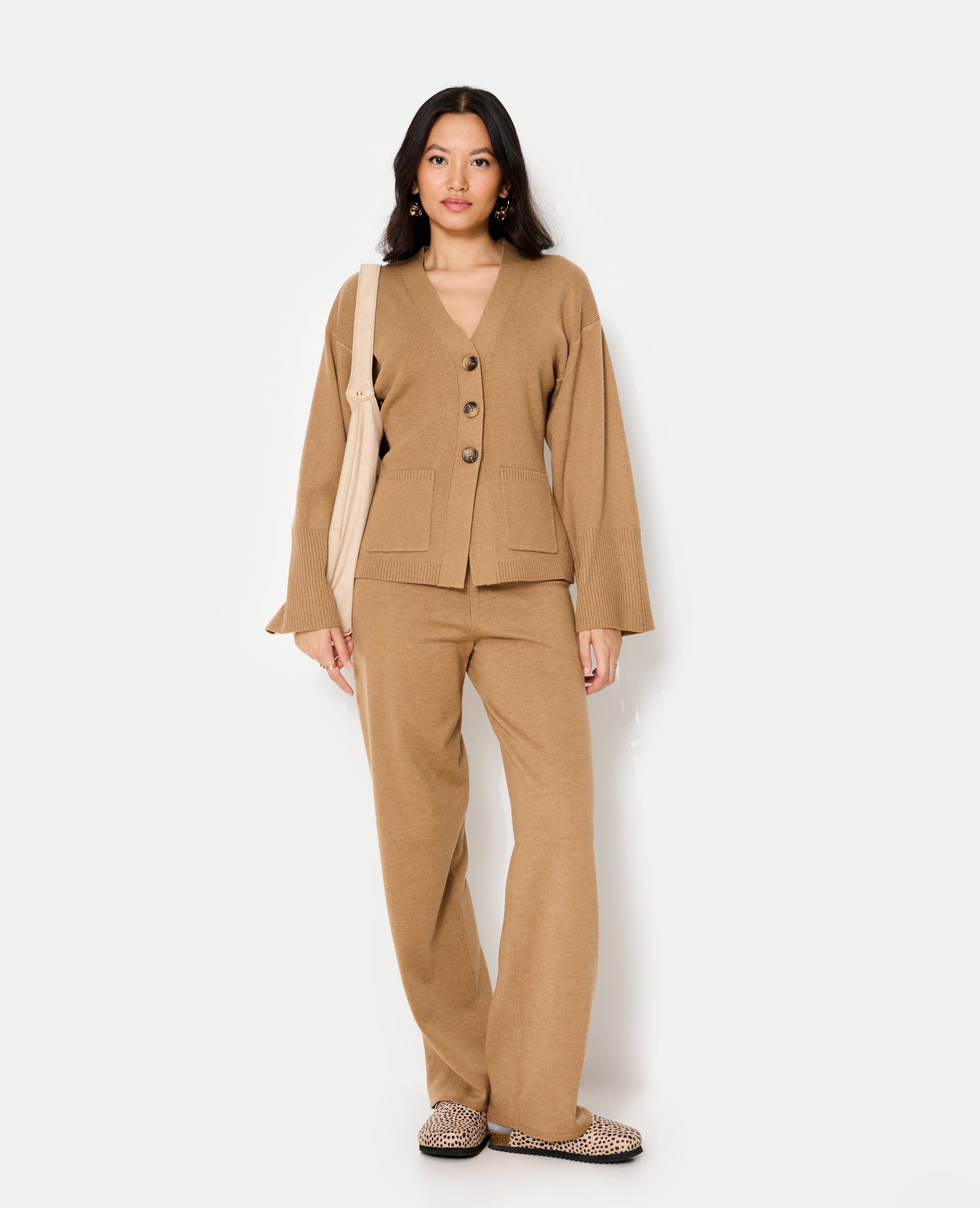 Gilet long et cintré avec poches