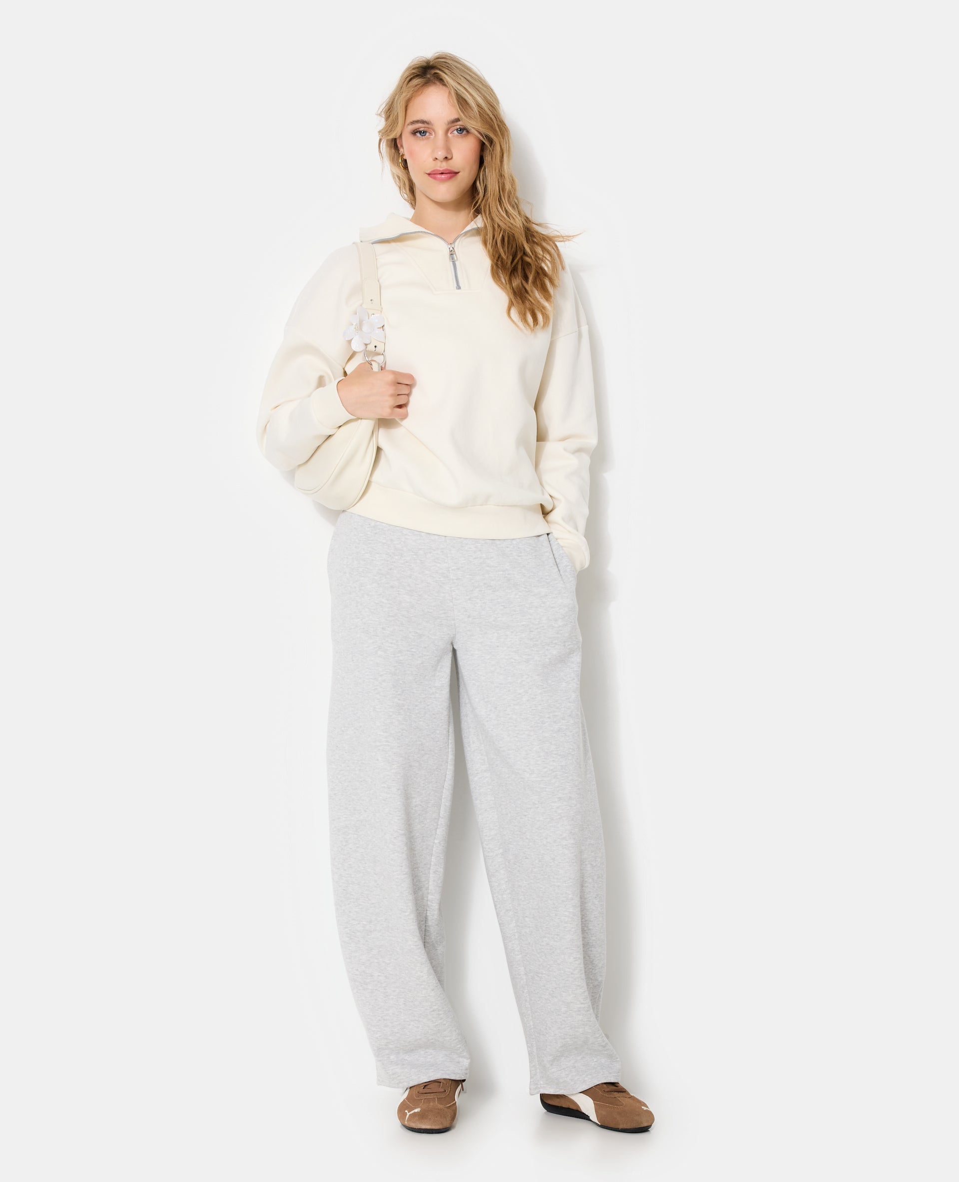 Sweat oversize col camionneur