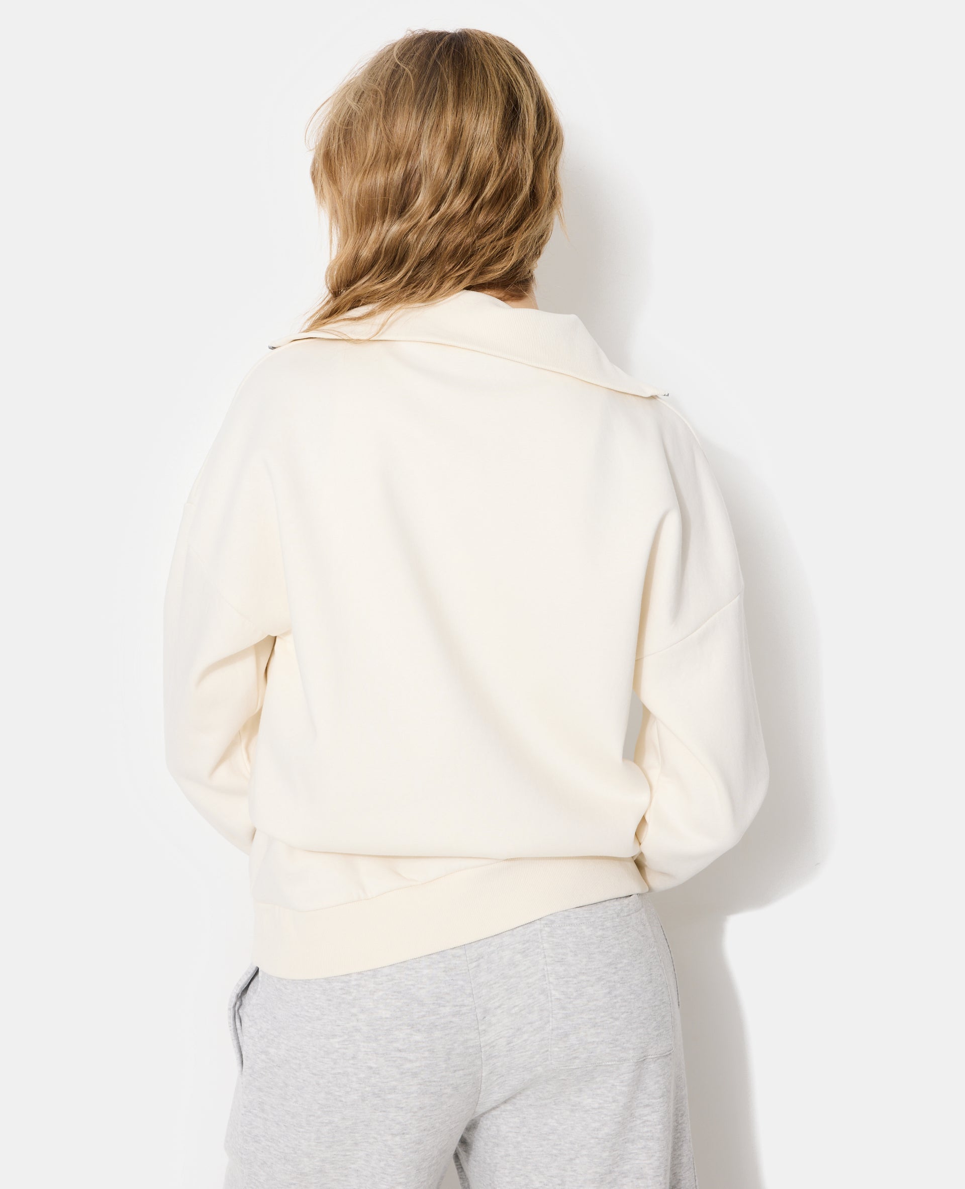 Sweat oversize col camionneur