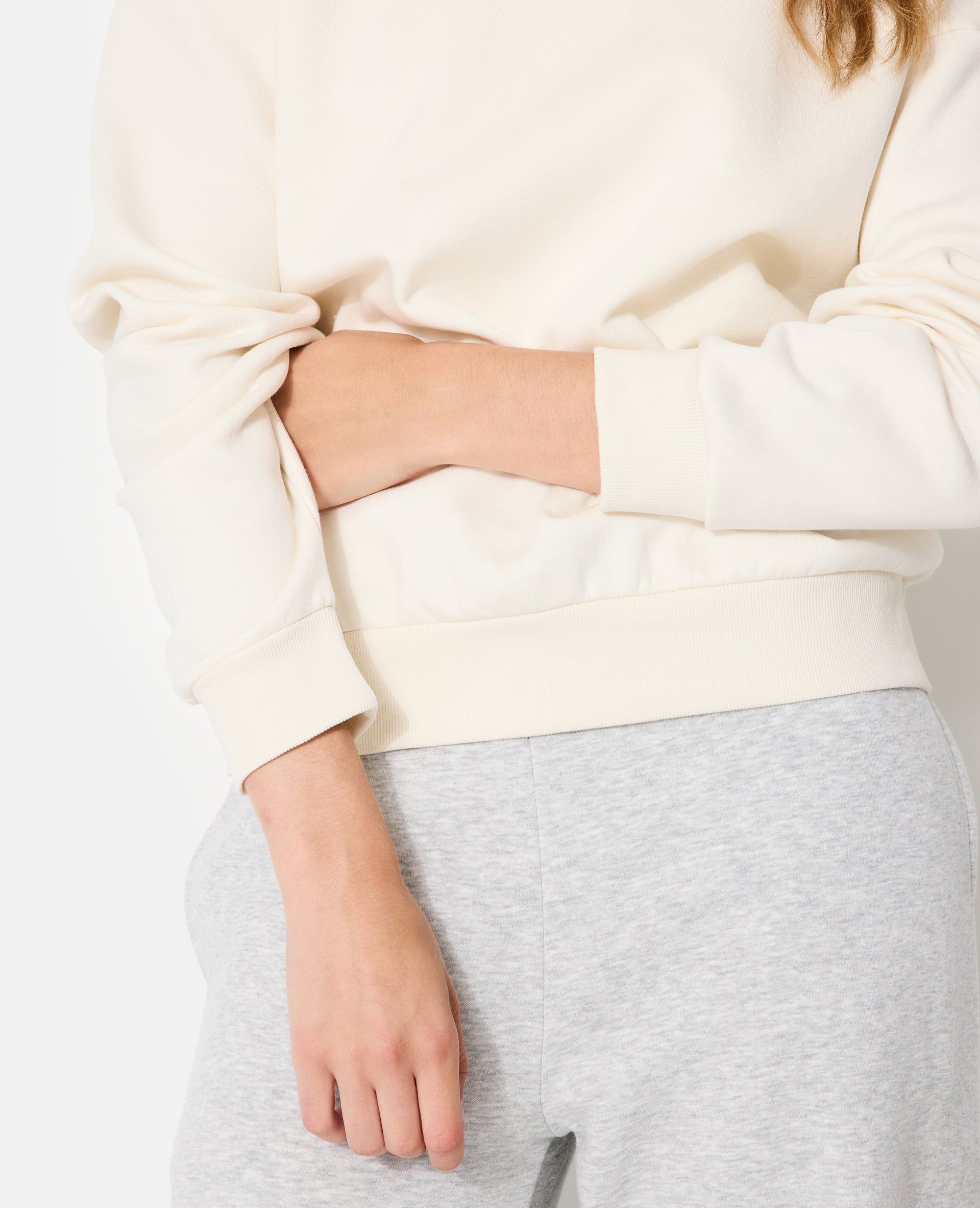 Sweat oversize col camionneur