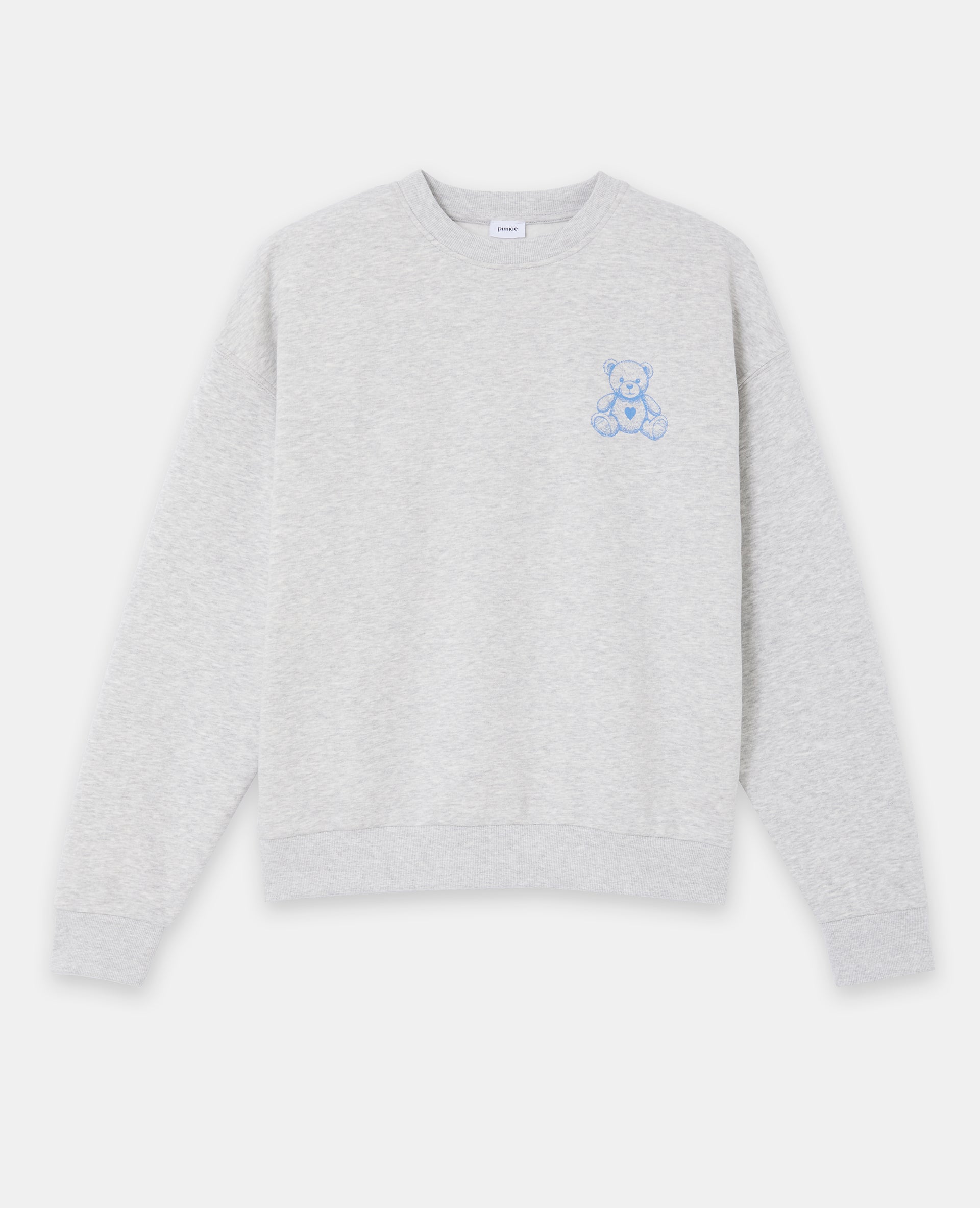 Sweat molleton oversize avec print devant et dos