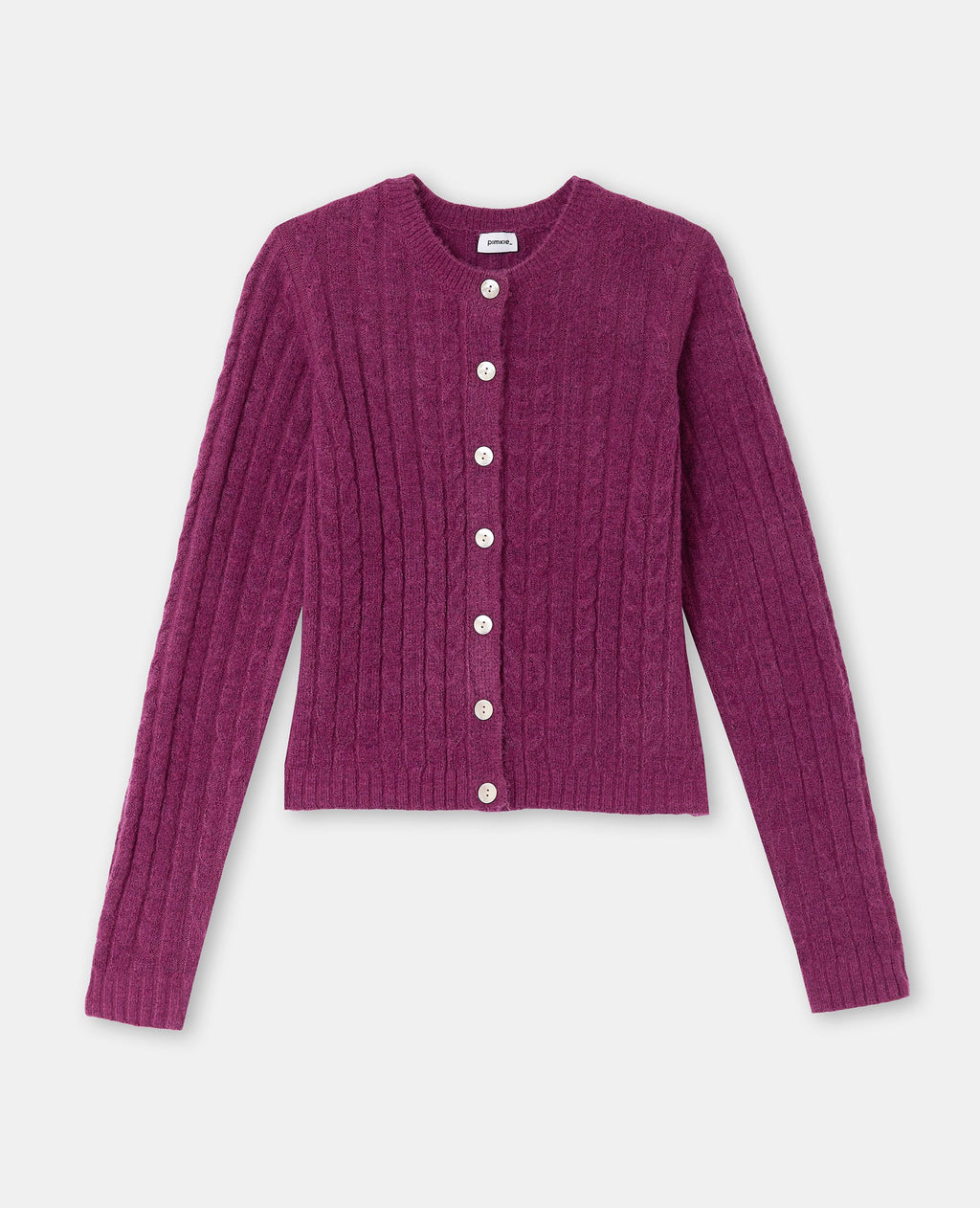 Gilet en maille torsadée