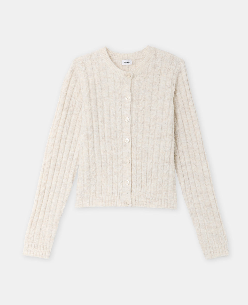 Gilet en maille torsadée