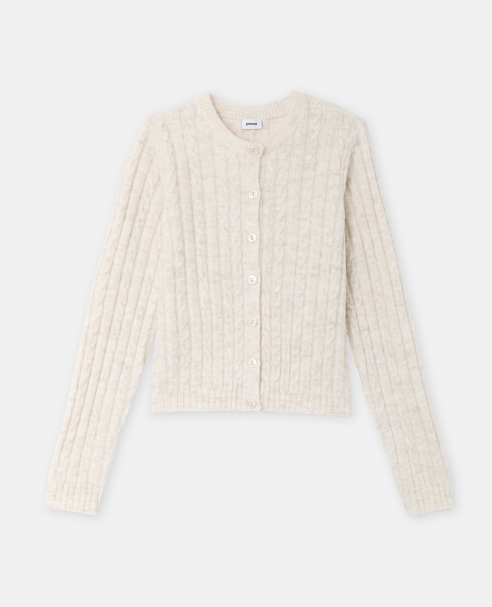 Gilet en maille torsadée