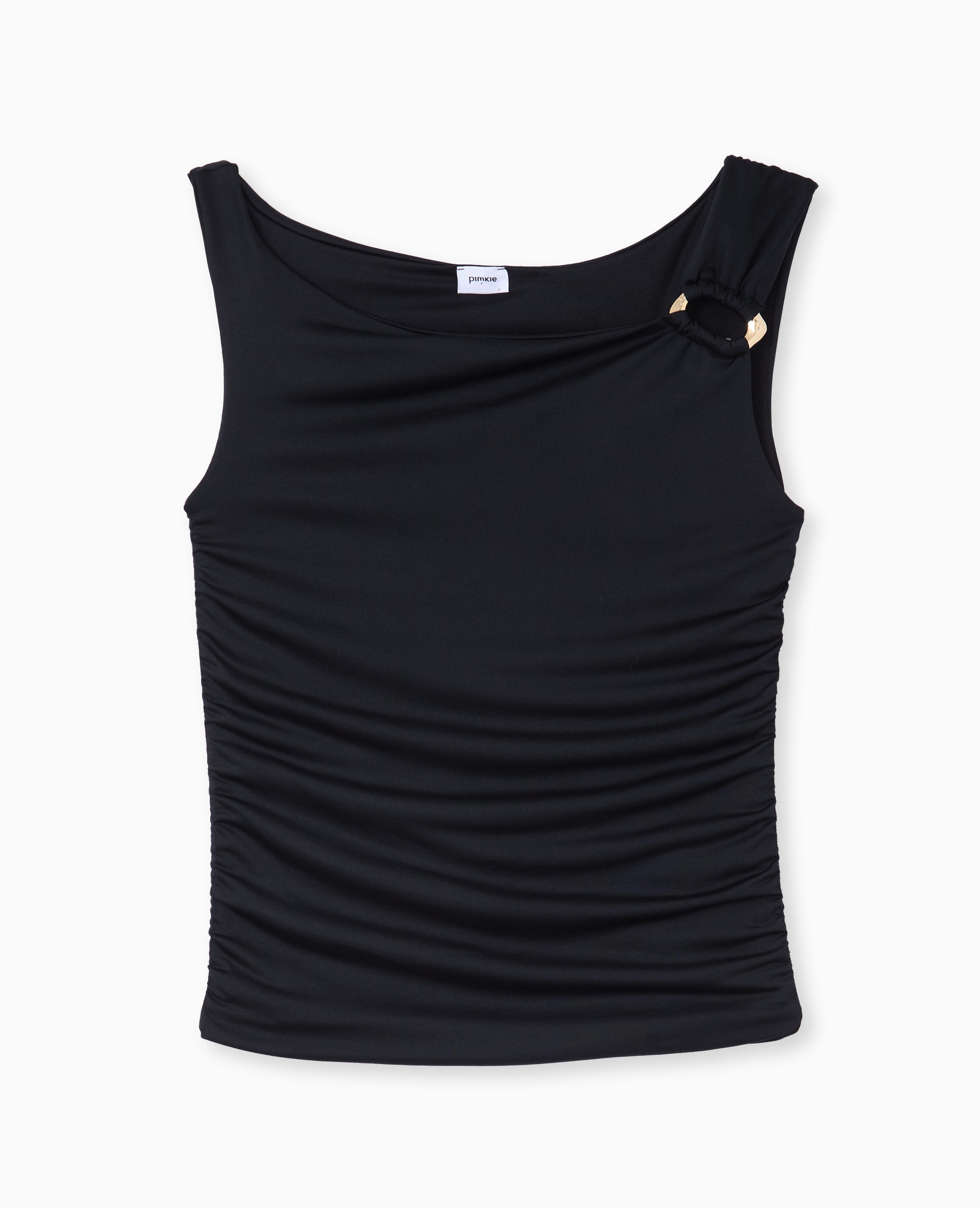 Top sans manches avec boucle fantaisie