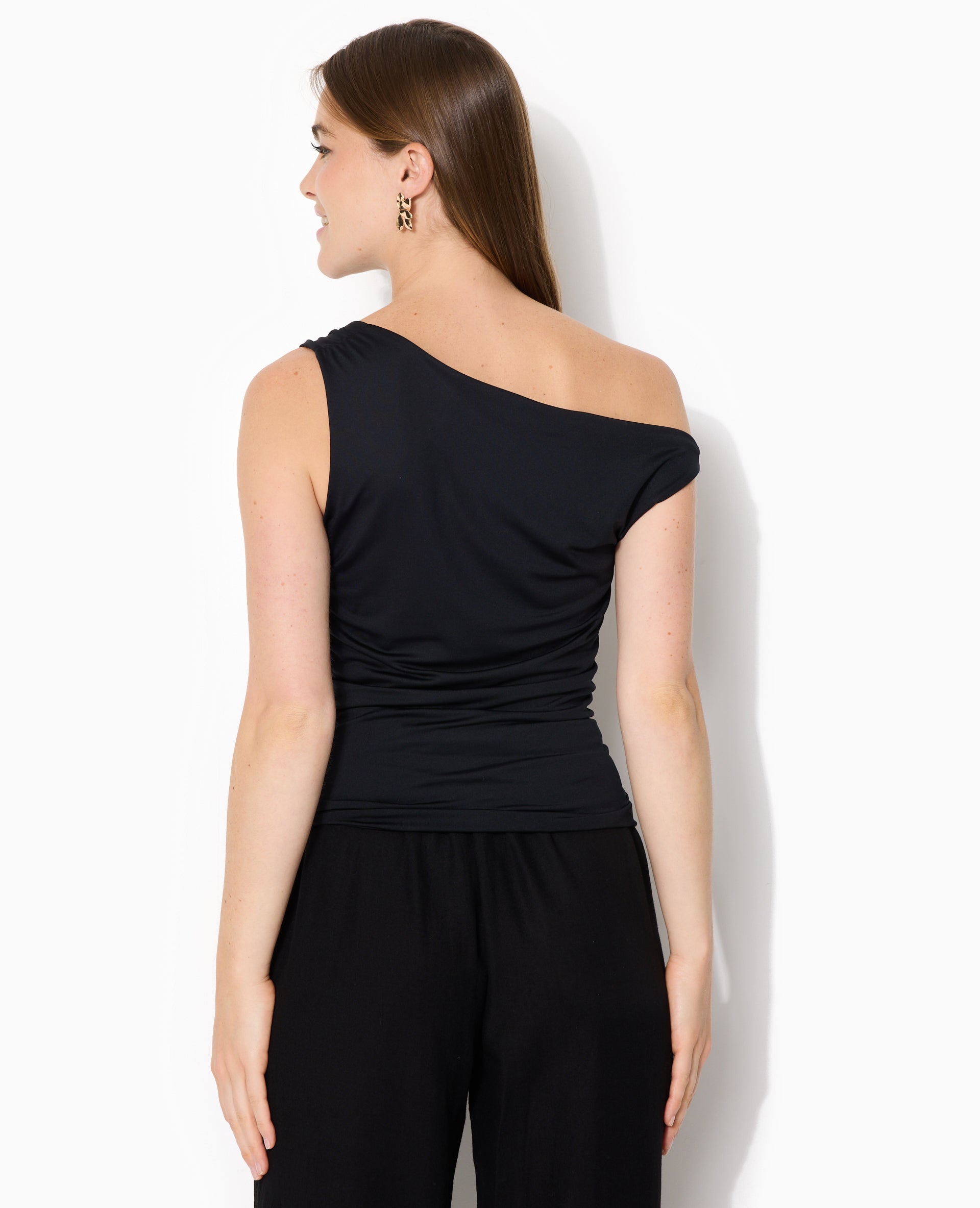 Top sans manches avec boucle fantaisie