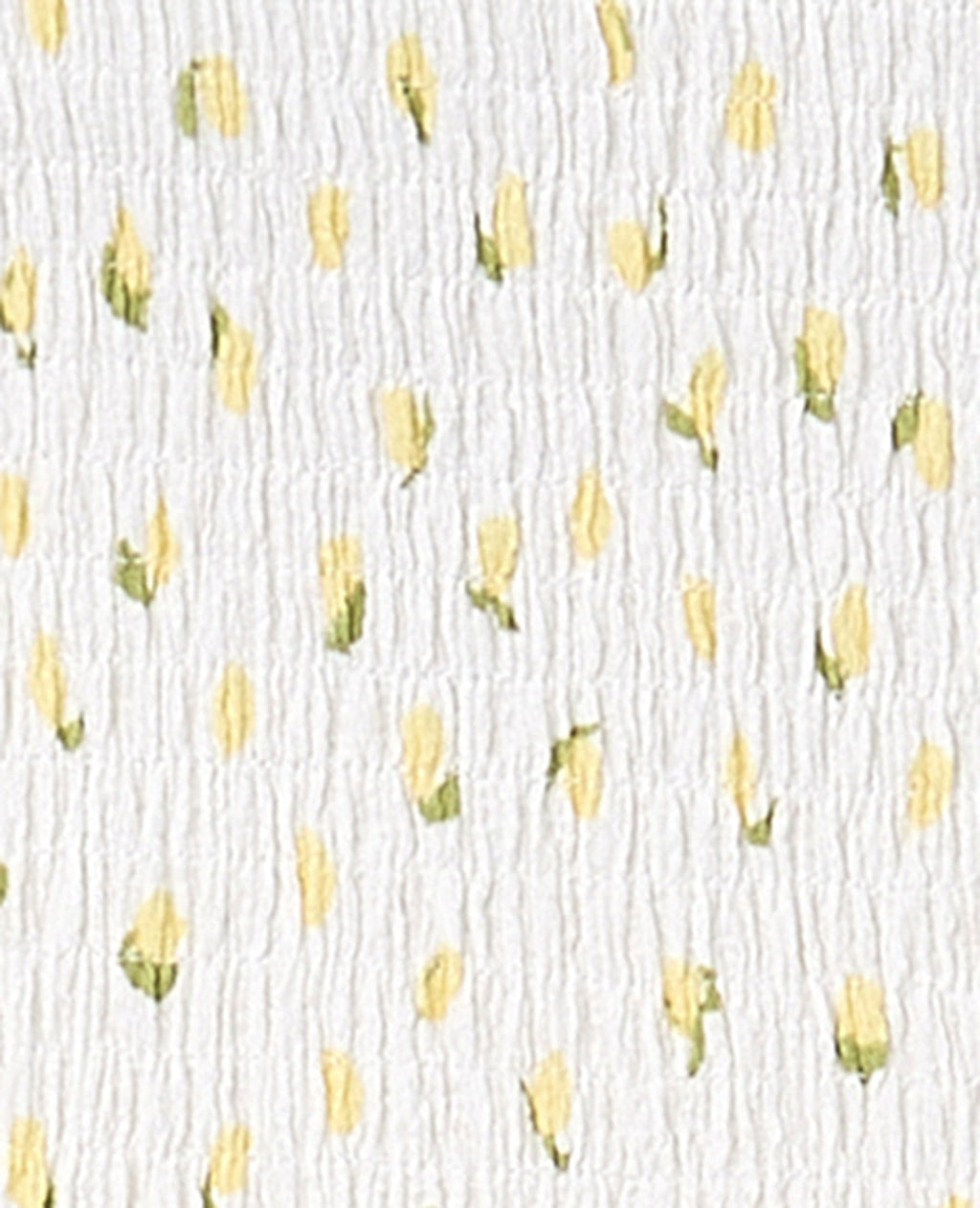 Top bandeau en smock motif citrons