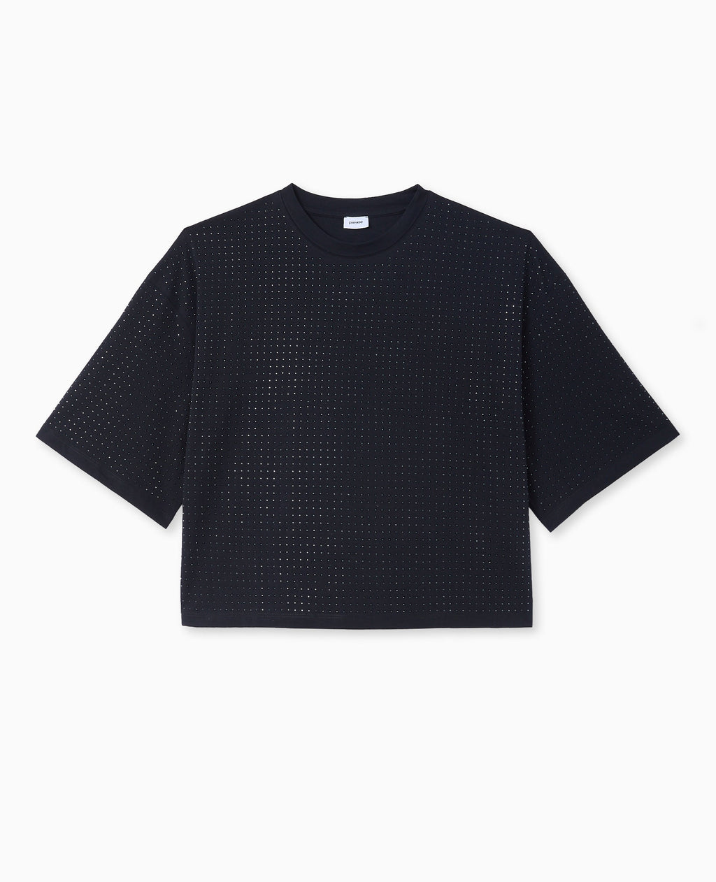 T-shirt manches courtes avec strass en all over