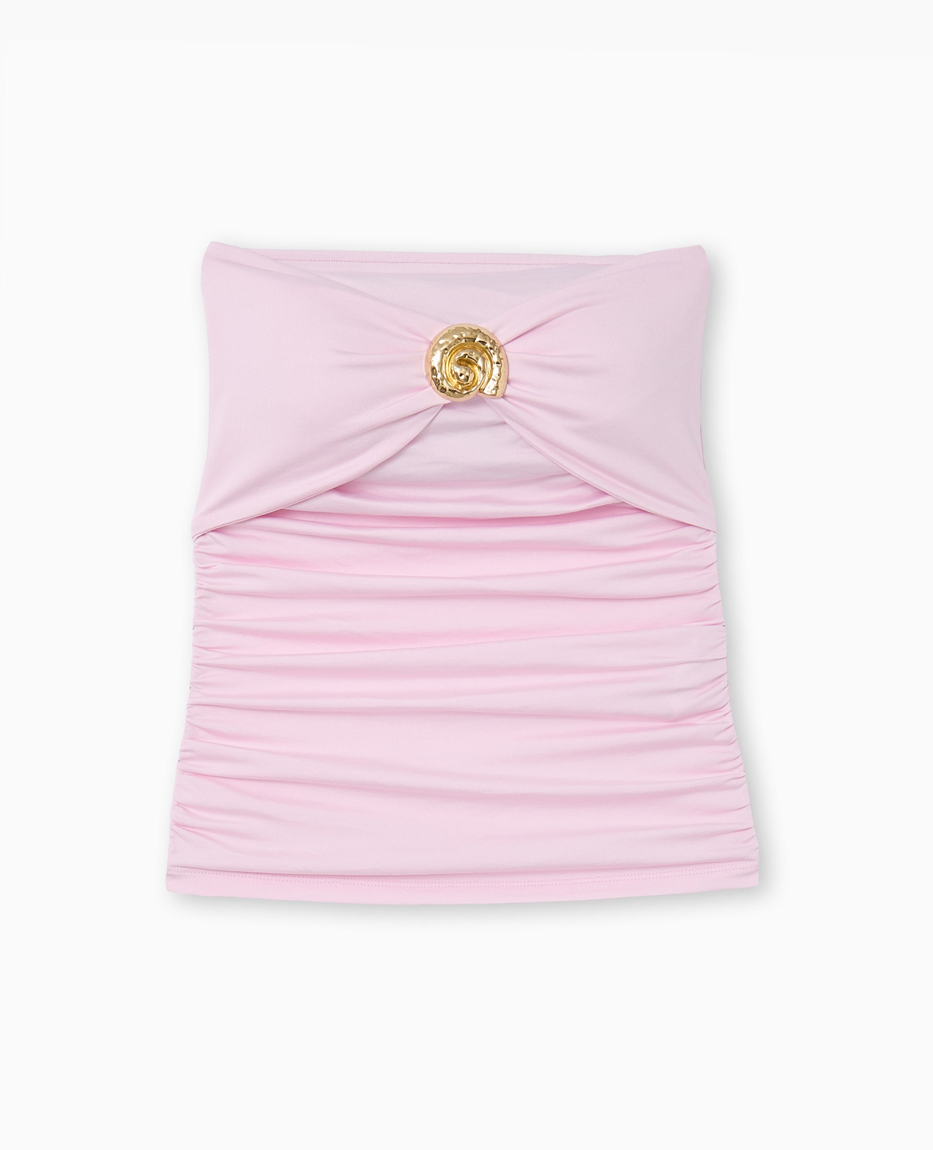 Top bustier avec détail coquillage