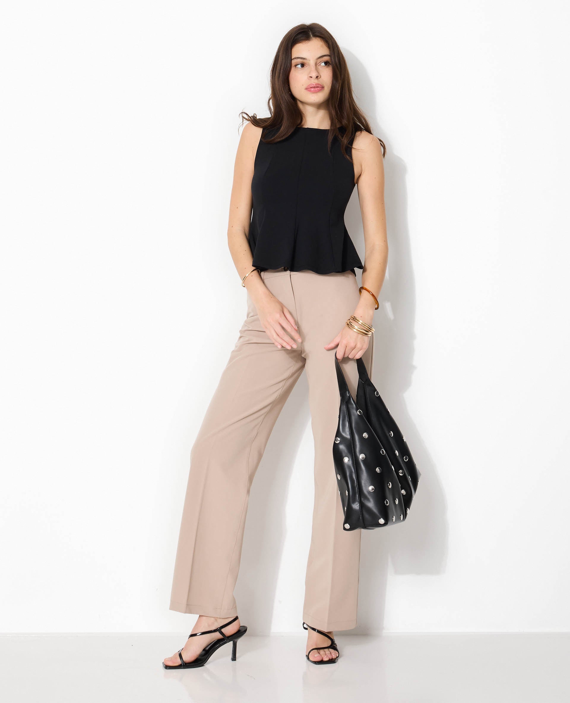 Débardeur forme peplum