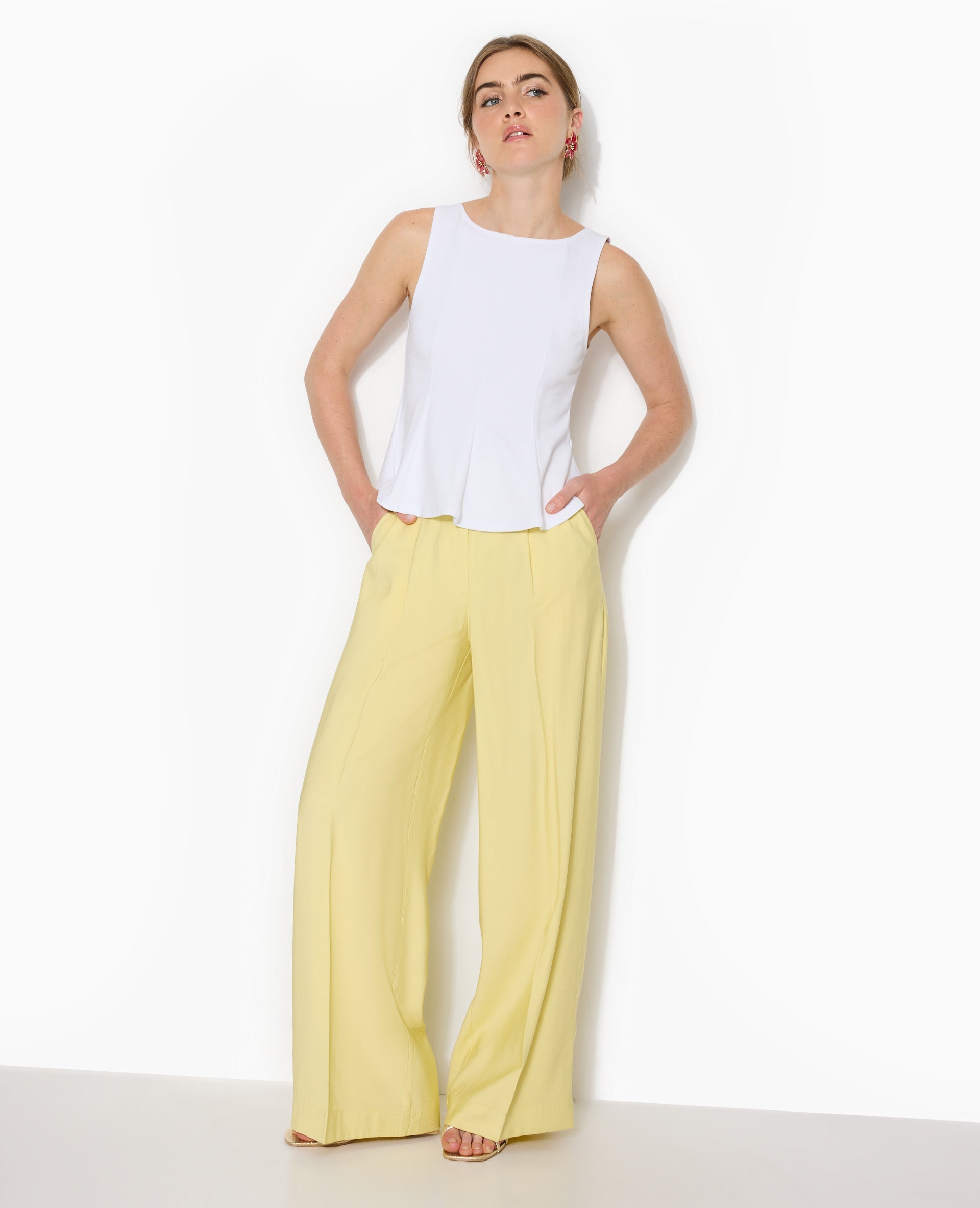 Débardeur forme peplum