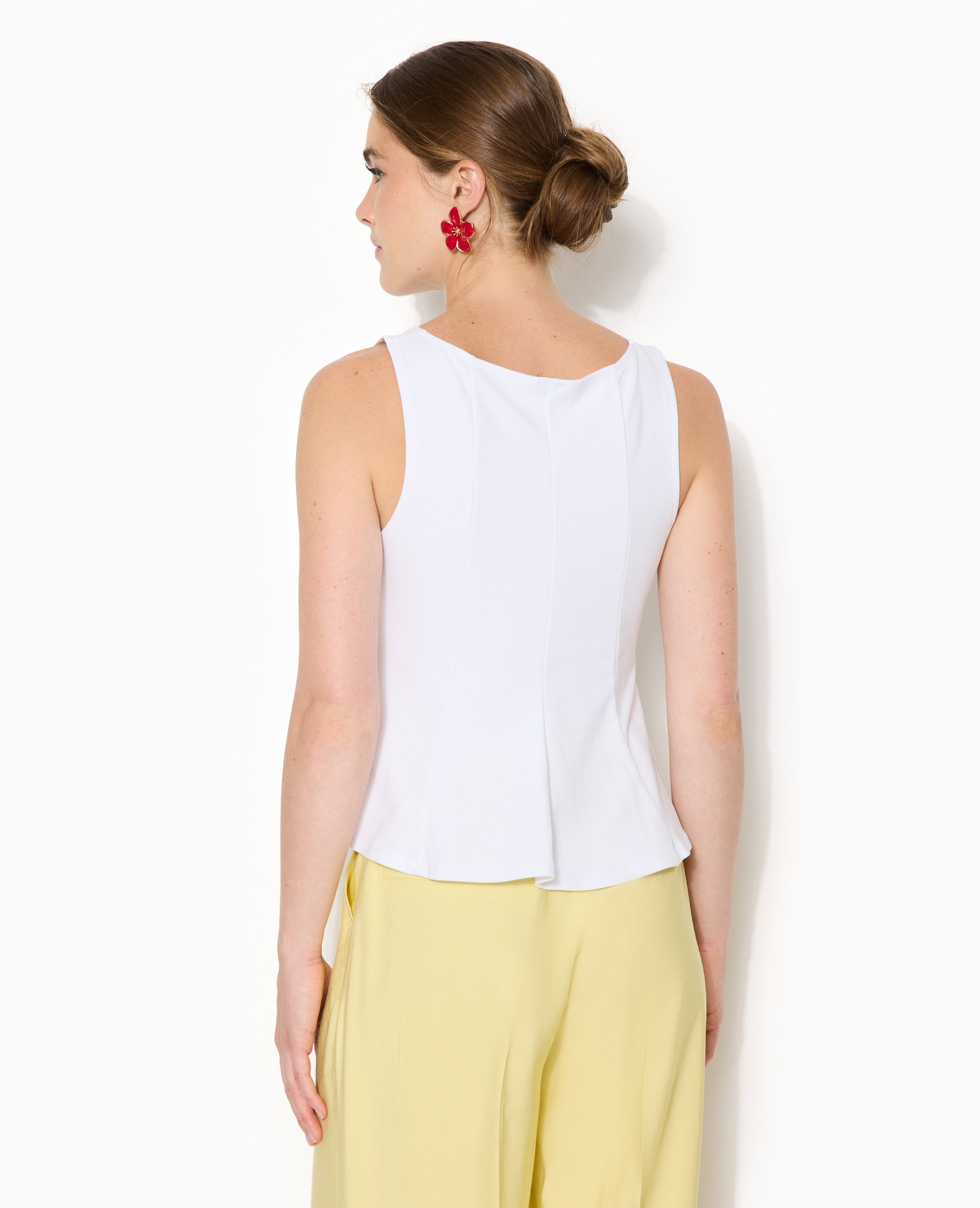 Débardeur forme peplum