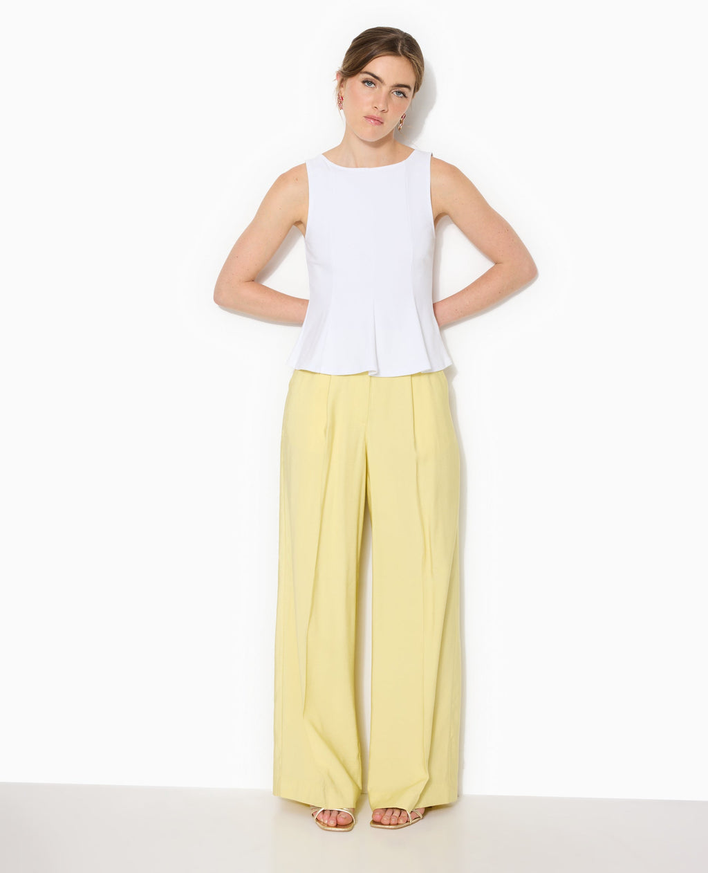 Débardeur forme peplum