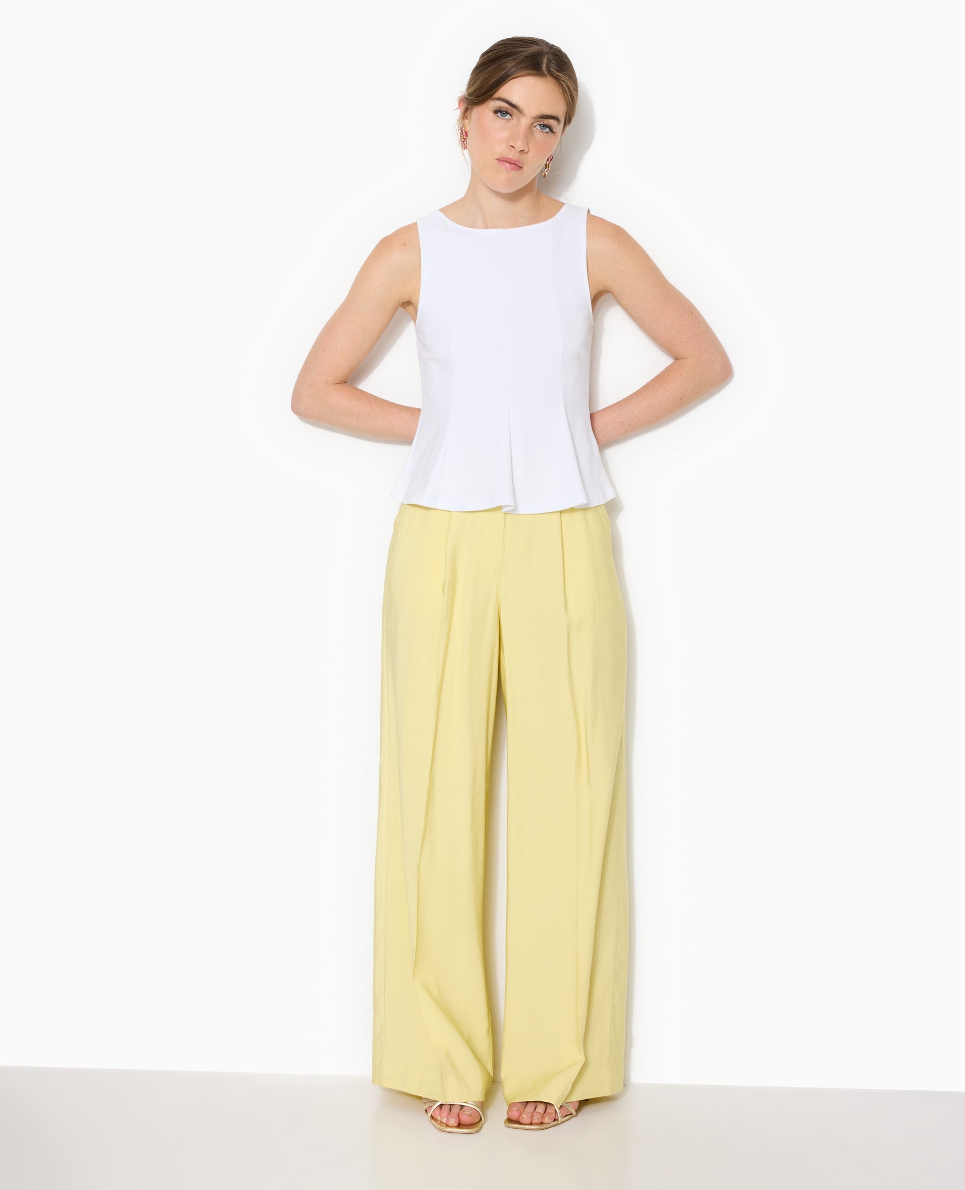 Débardeur forme peplum