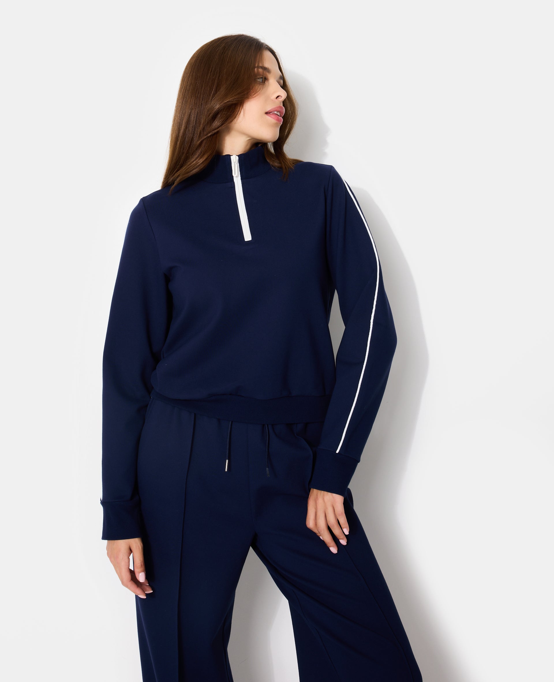 Sweat col camionneur esprit sport