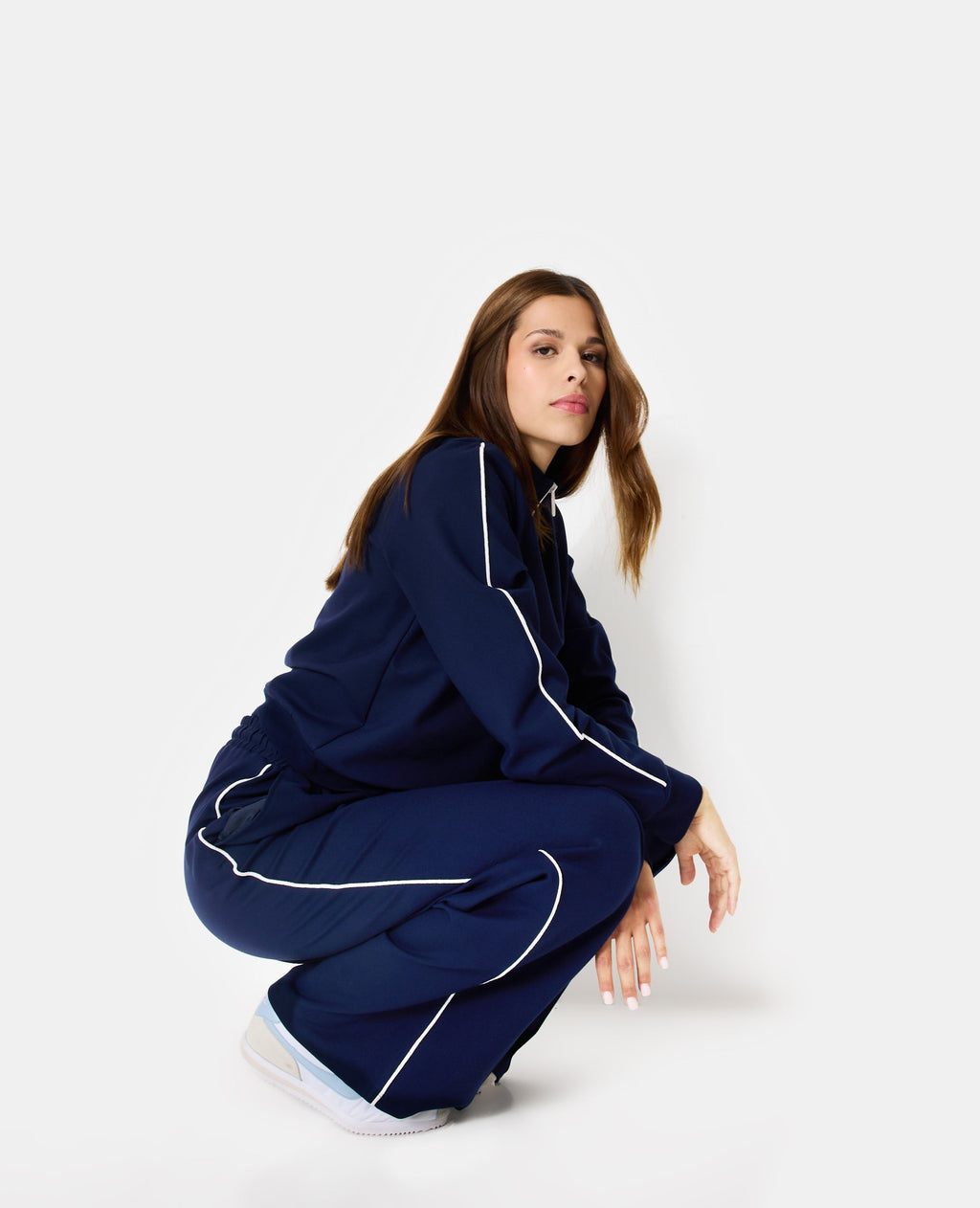 Sweat col camionneur esprit sport