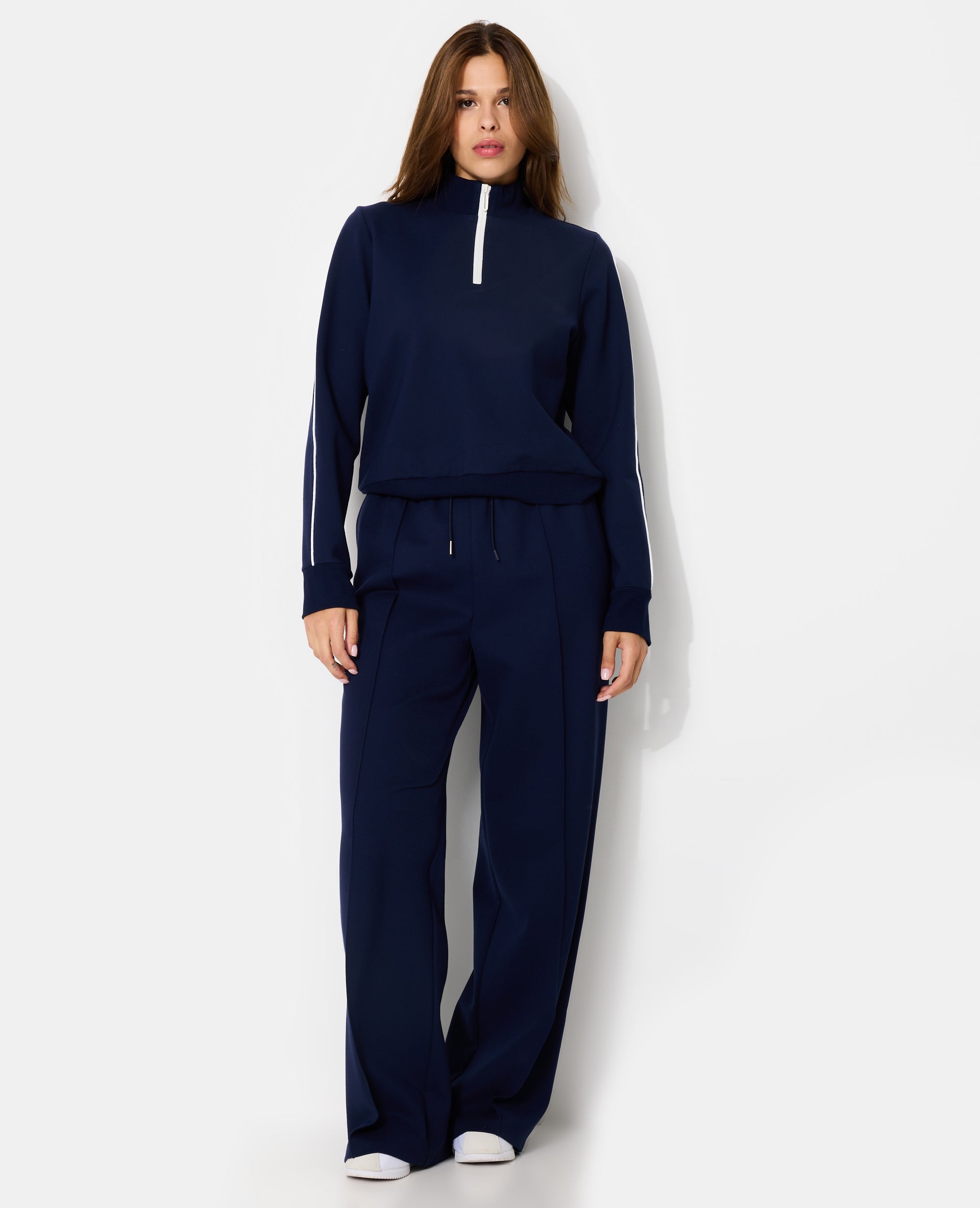 Sweat col camionneur esprit sport