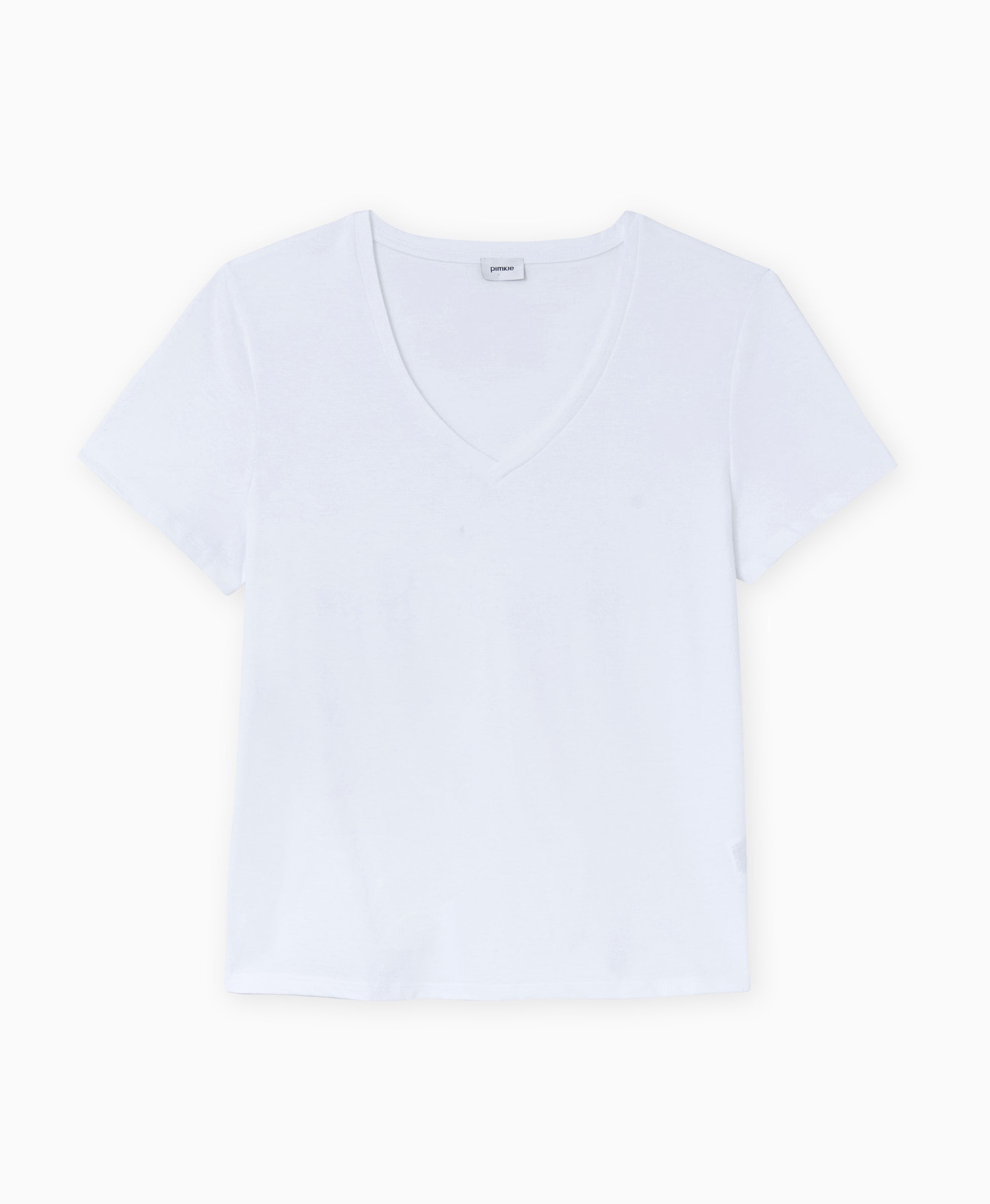 T-shirt col V manches courtes