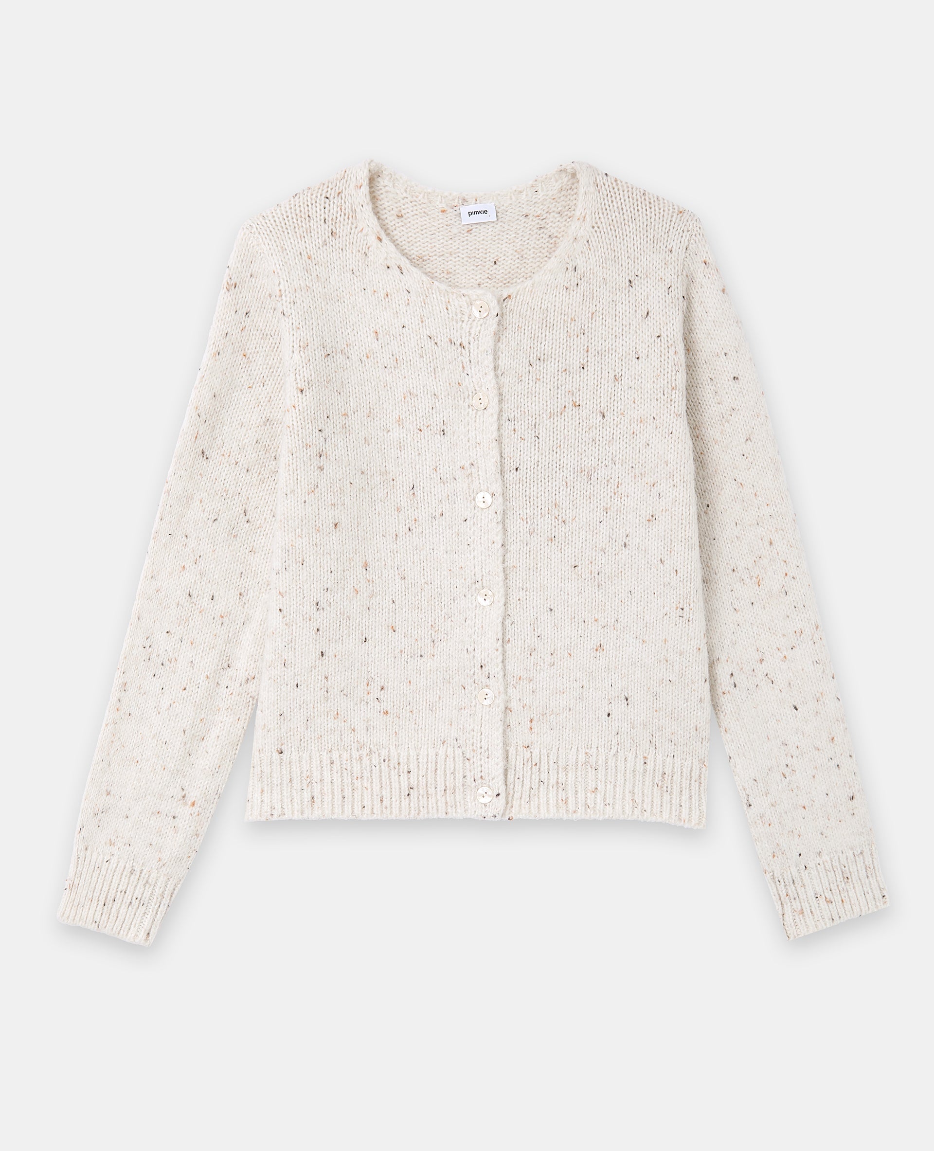 Gilet en maille moulinée