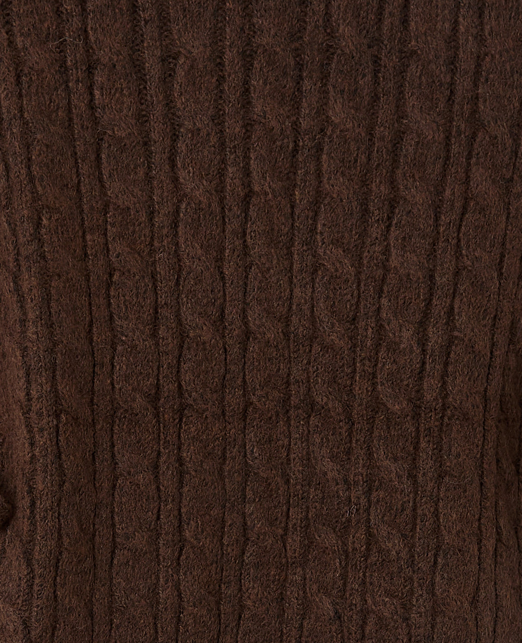 Pull sans manches en maille torsadée avec nouettes