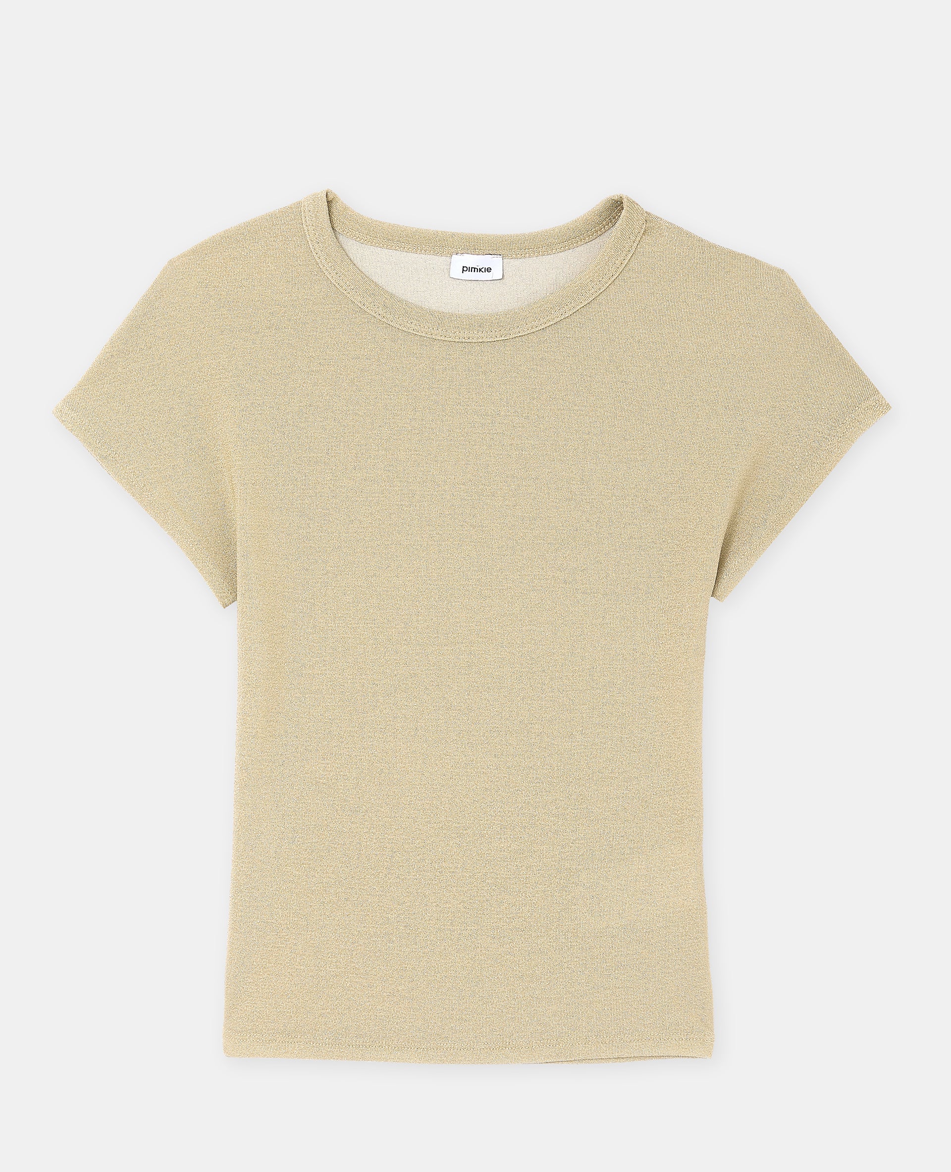 T-shirt ajusté avec fils lurex