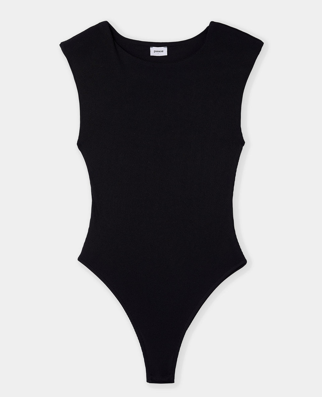Body en maille côtelée avec épaulettes