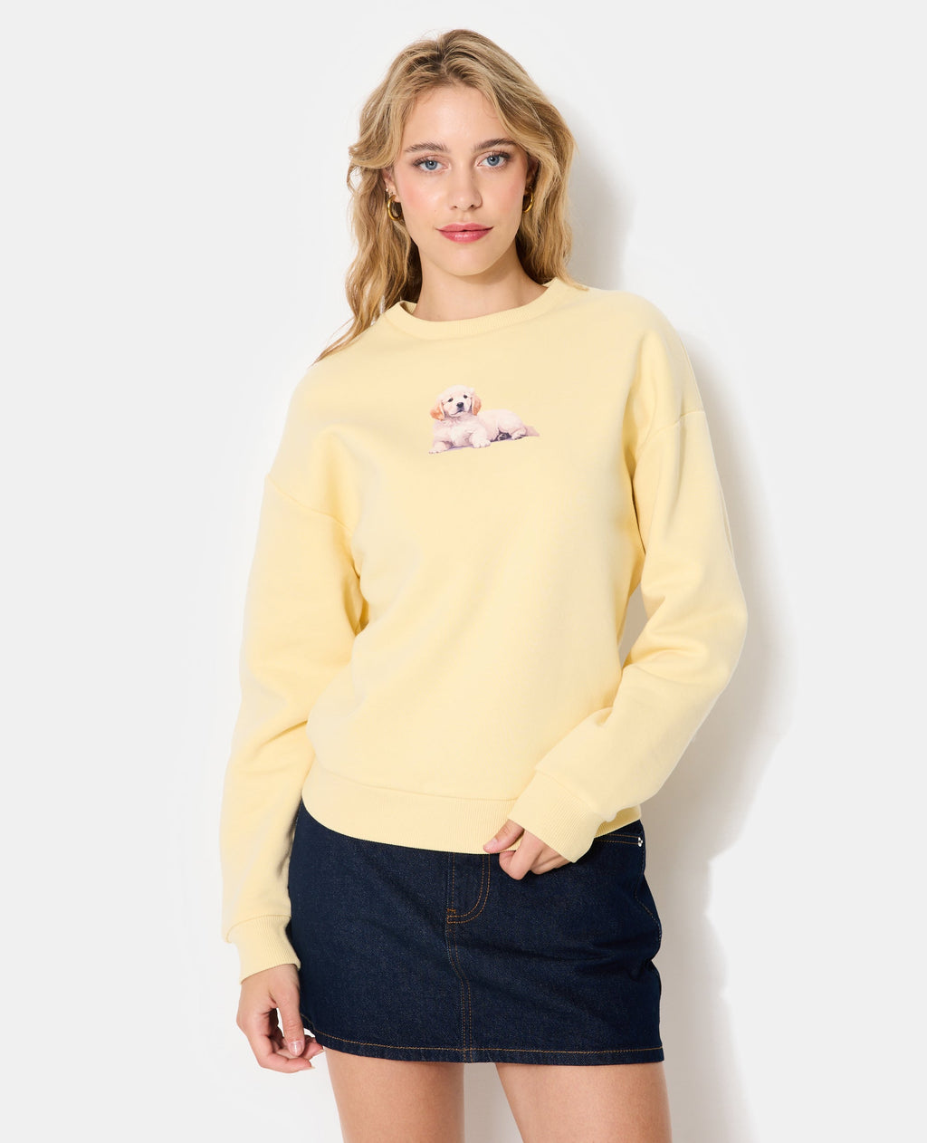 Sweat avec print chiot