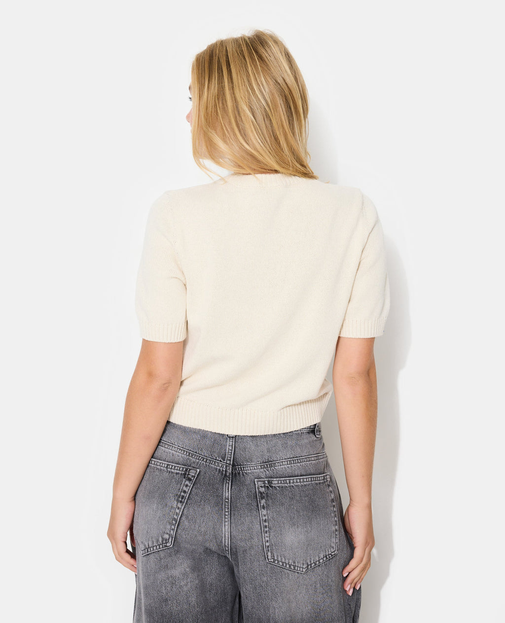 Pull manches courtes avec étoile