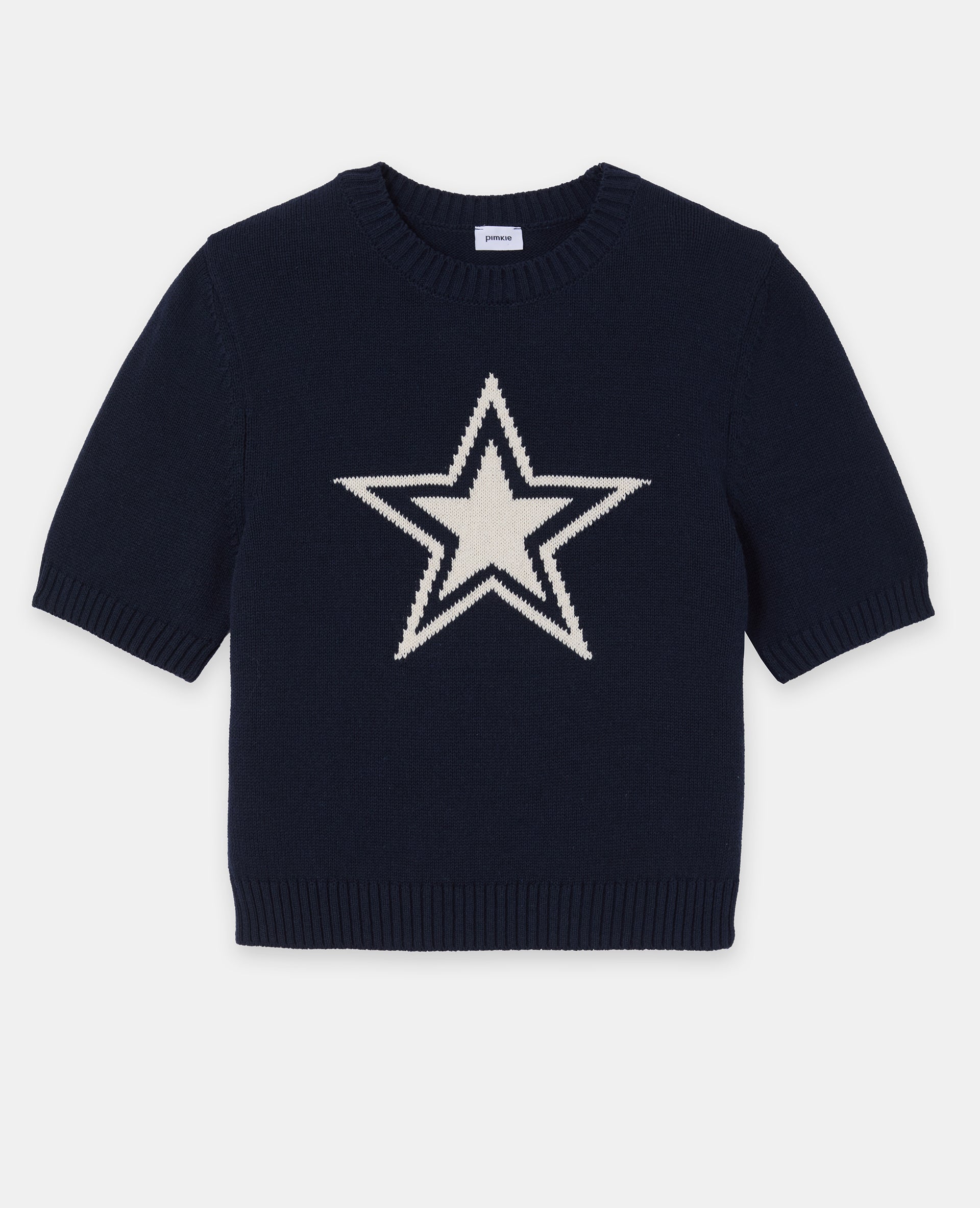 Pull manches courtes avec étoile