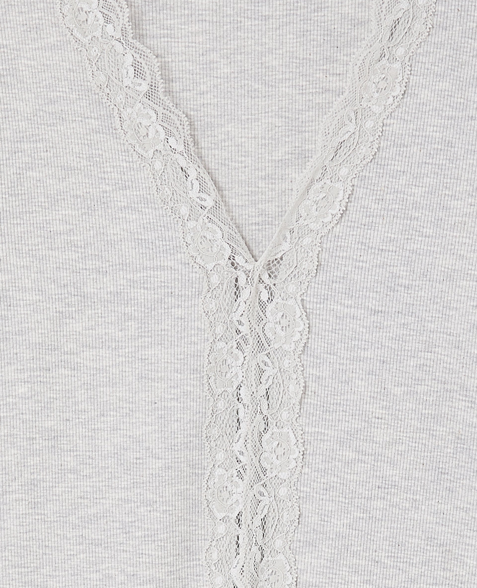 T-shirt manches longues avec dentelle