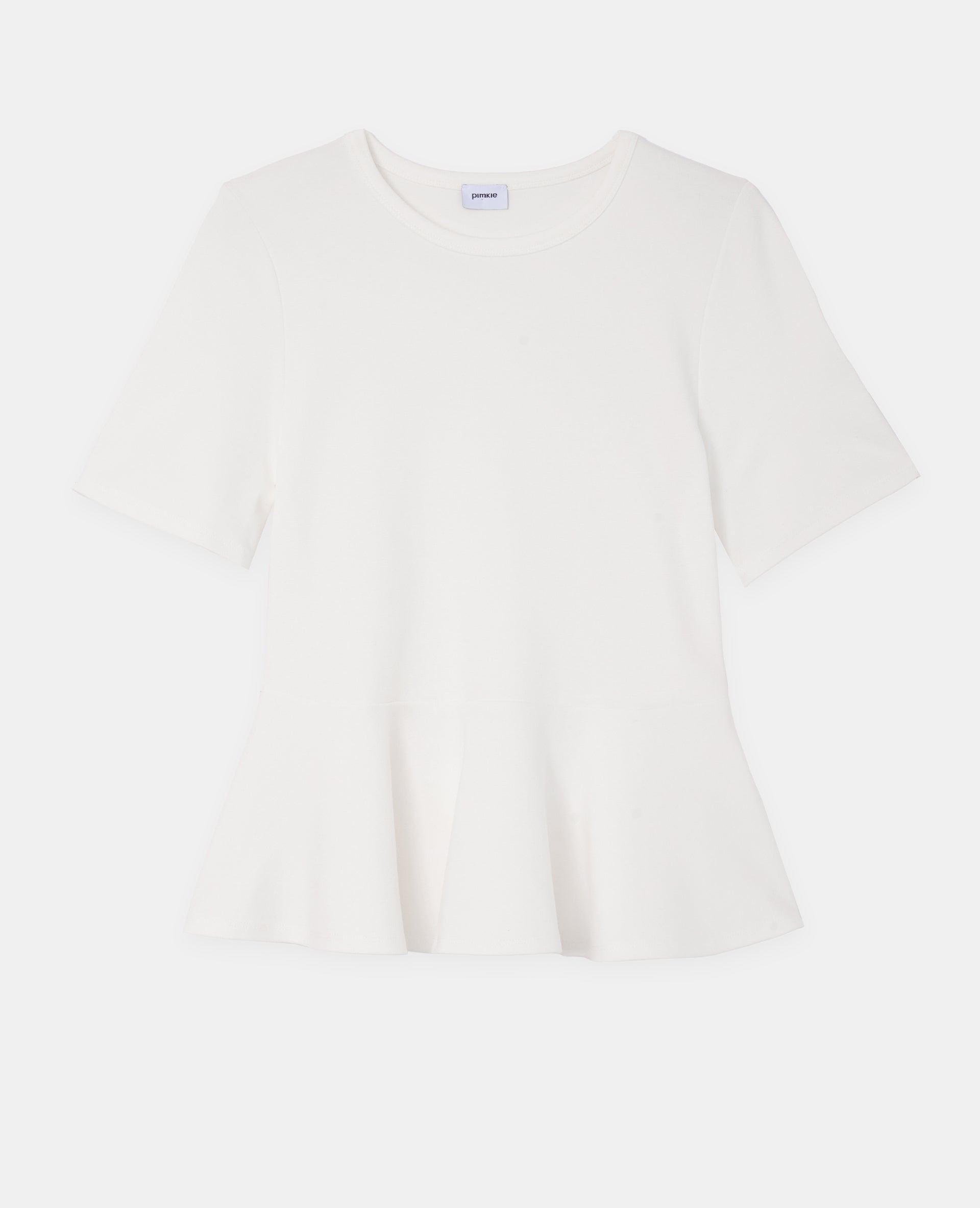 T-shirt peplum manches courtes
