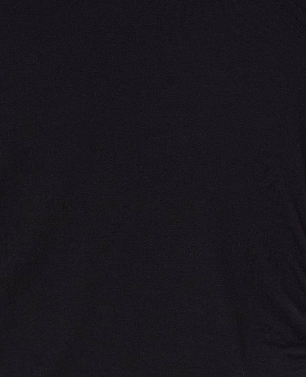 T-shirt avec encolure asymétrique et fronces