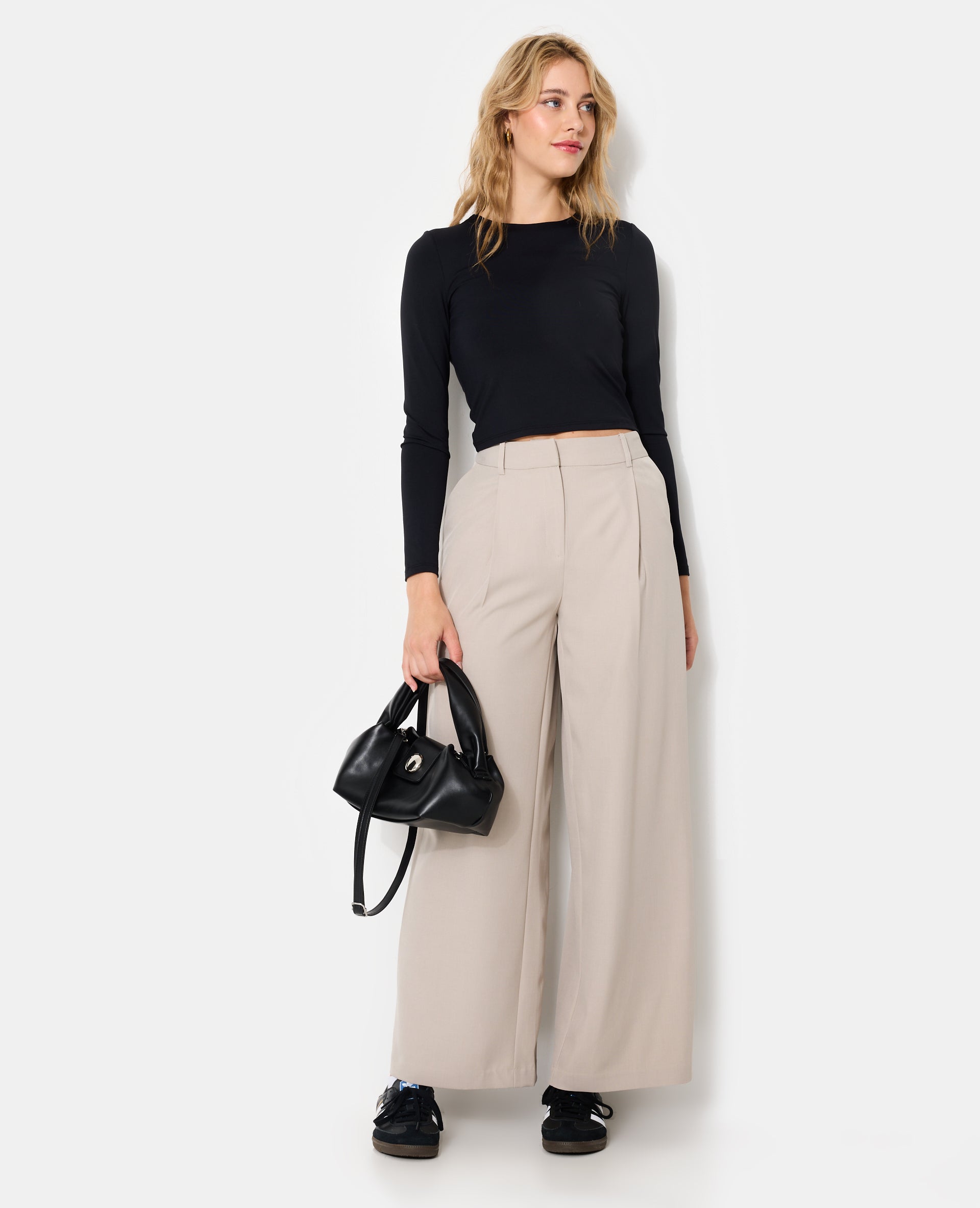 T-shirt manches longues en maille stretch