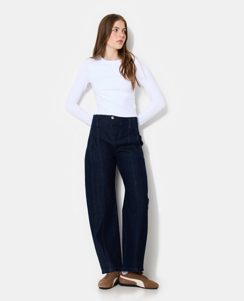 T-shirt manches longues en maille stretch