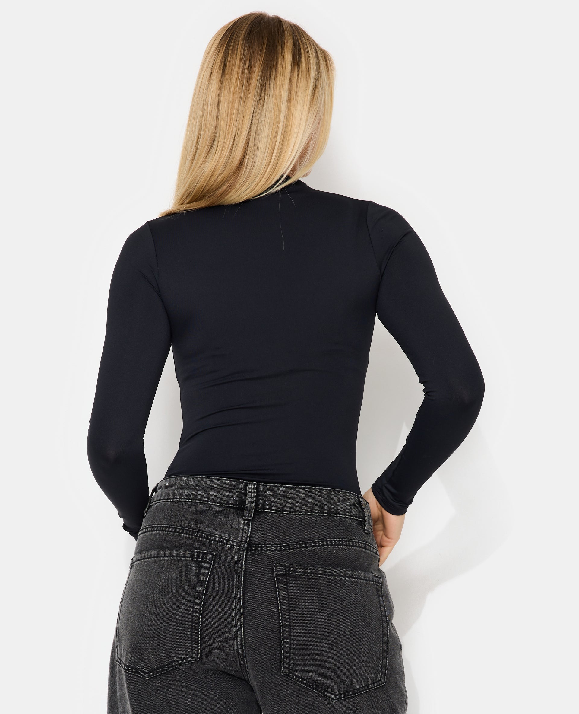 Body manches longues avec fronces