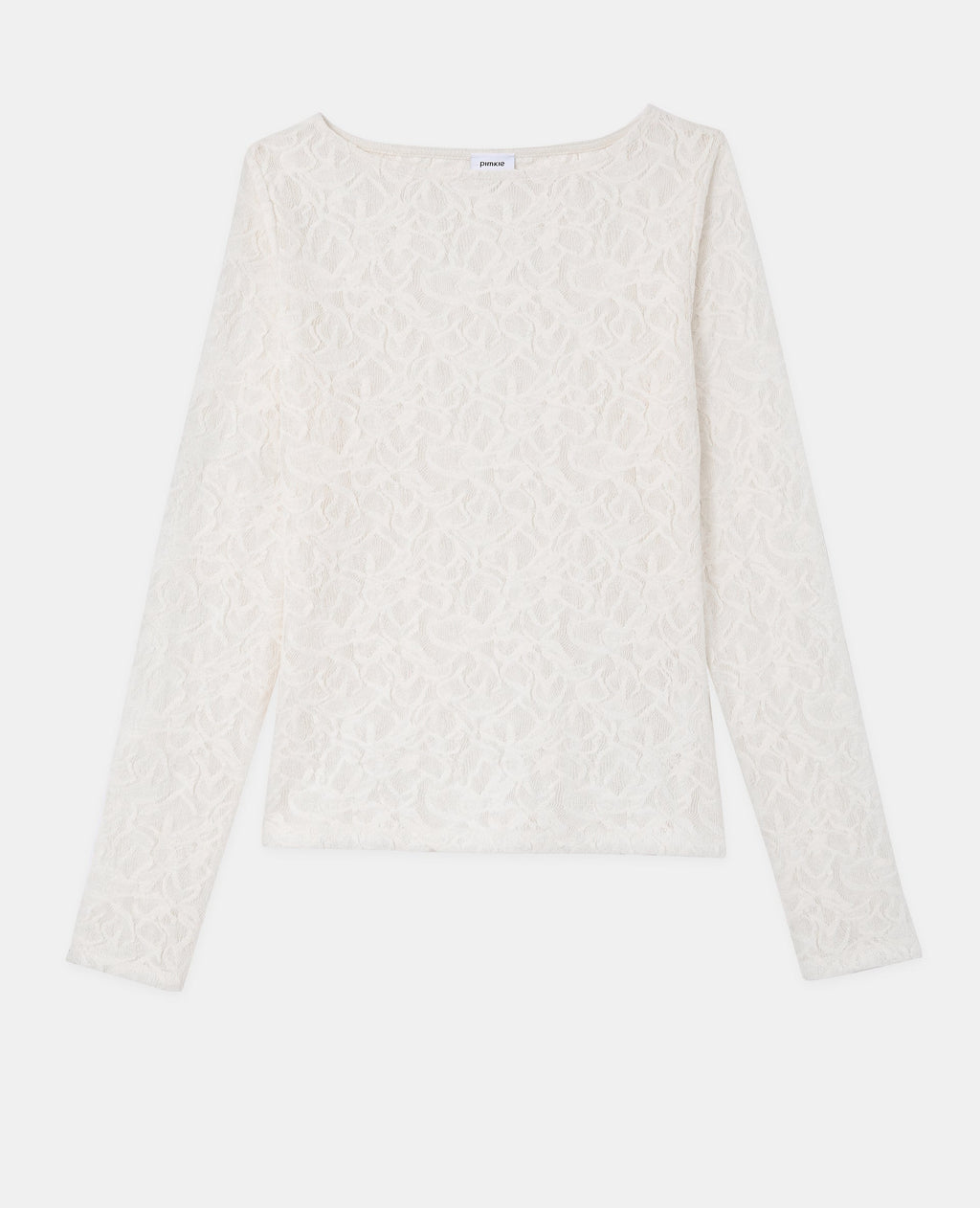 T-shirt manches longues en dentelle