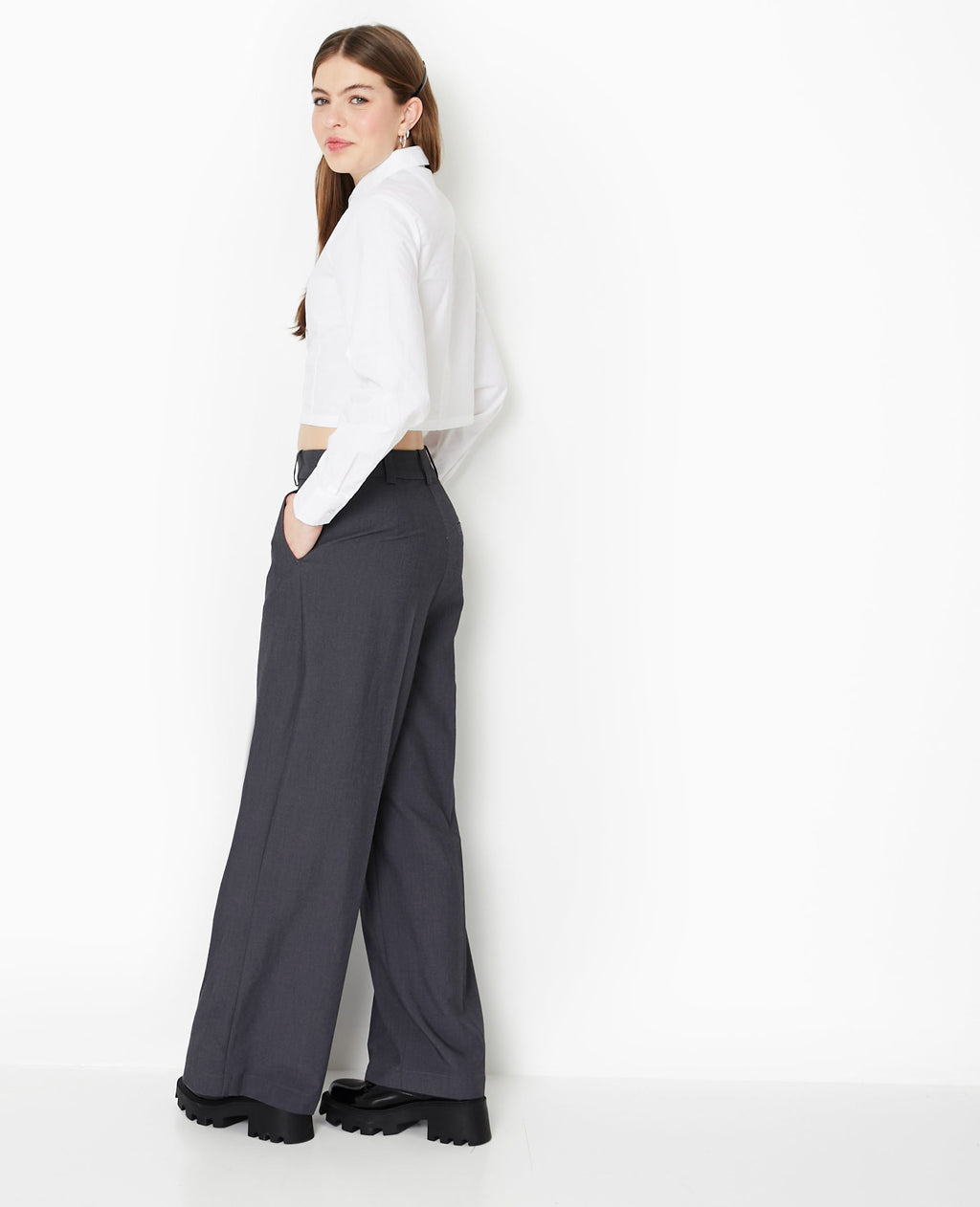 Chemise courte manches longues