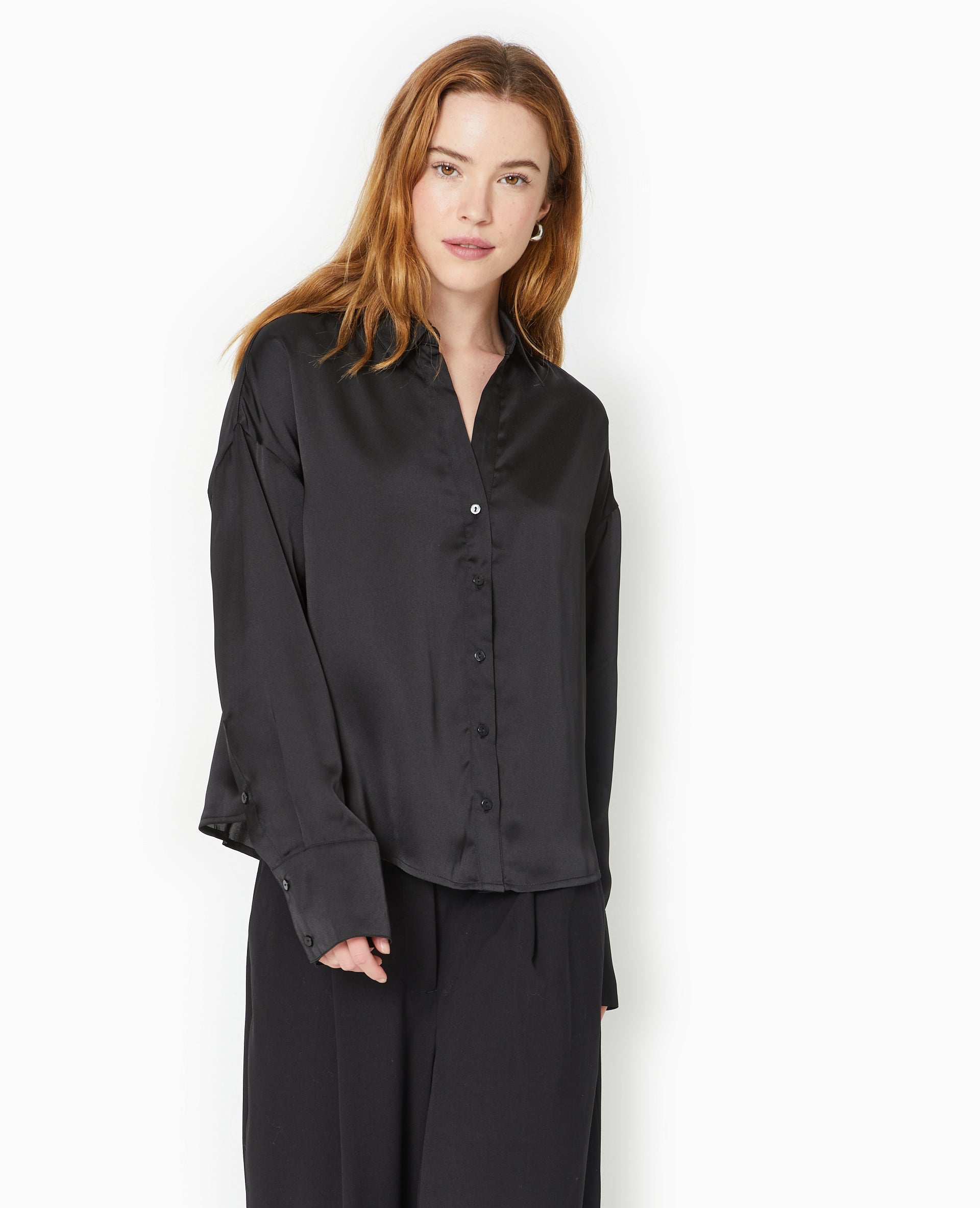 Chemise en satin