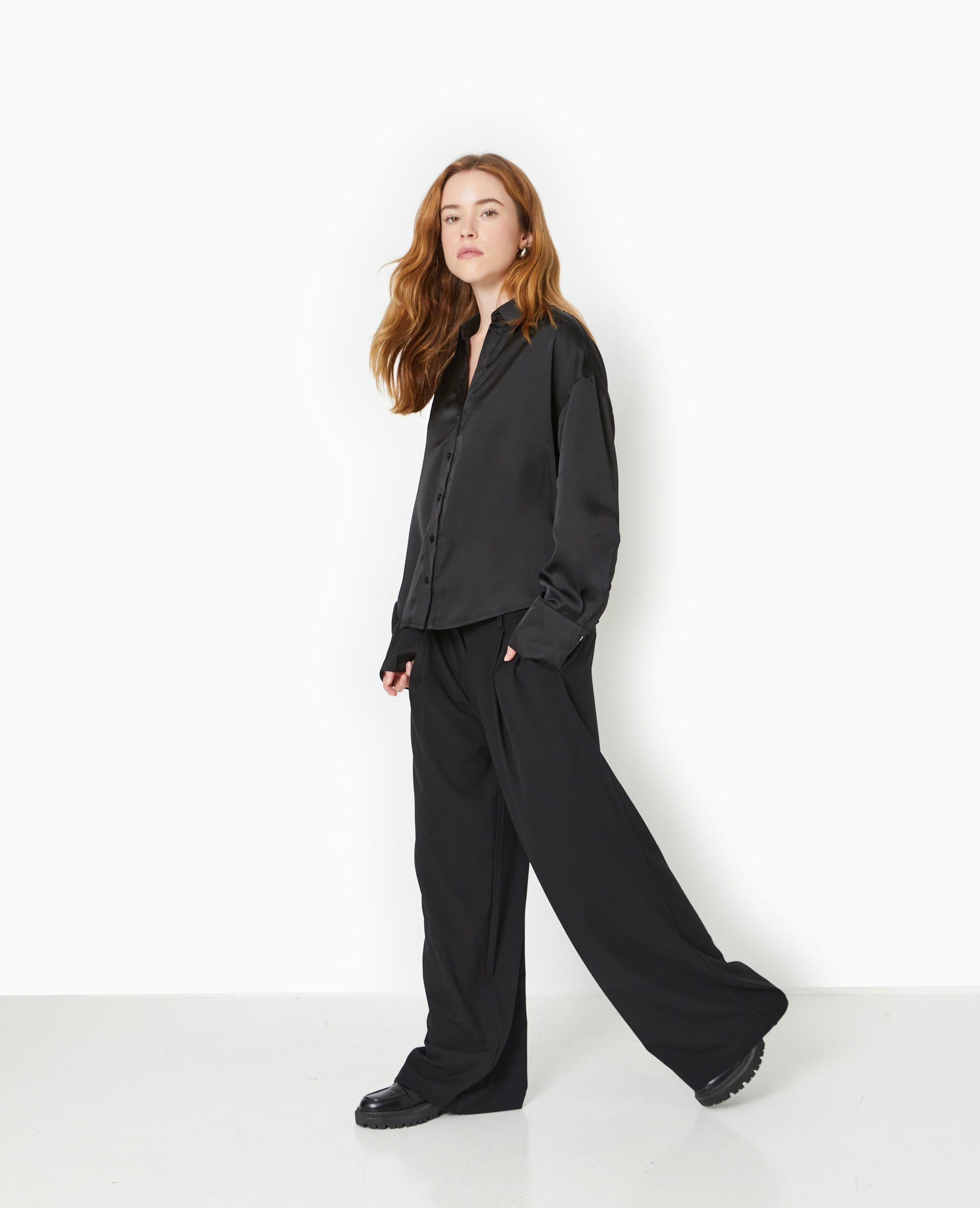 Chemise en satin