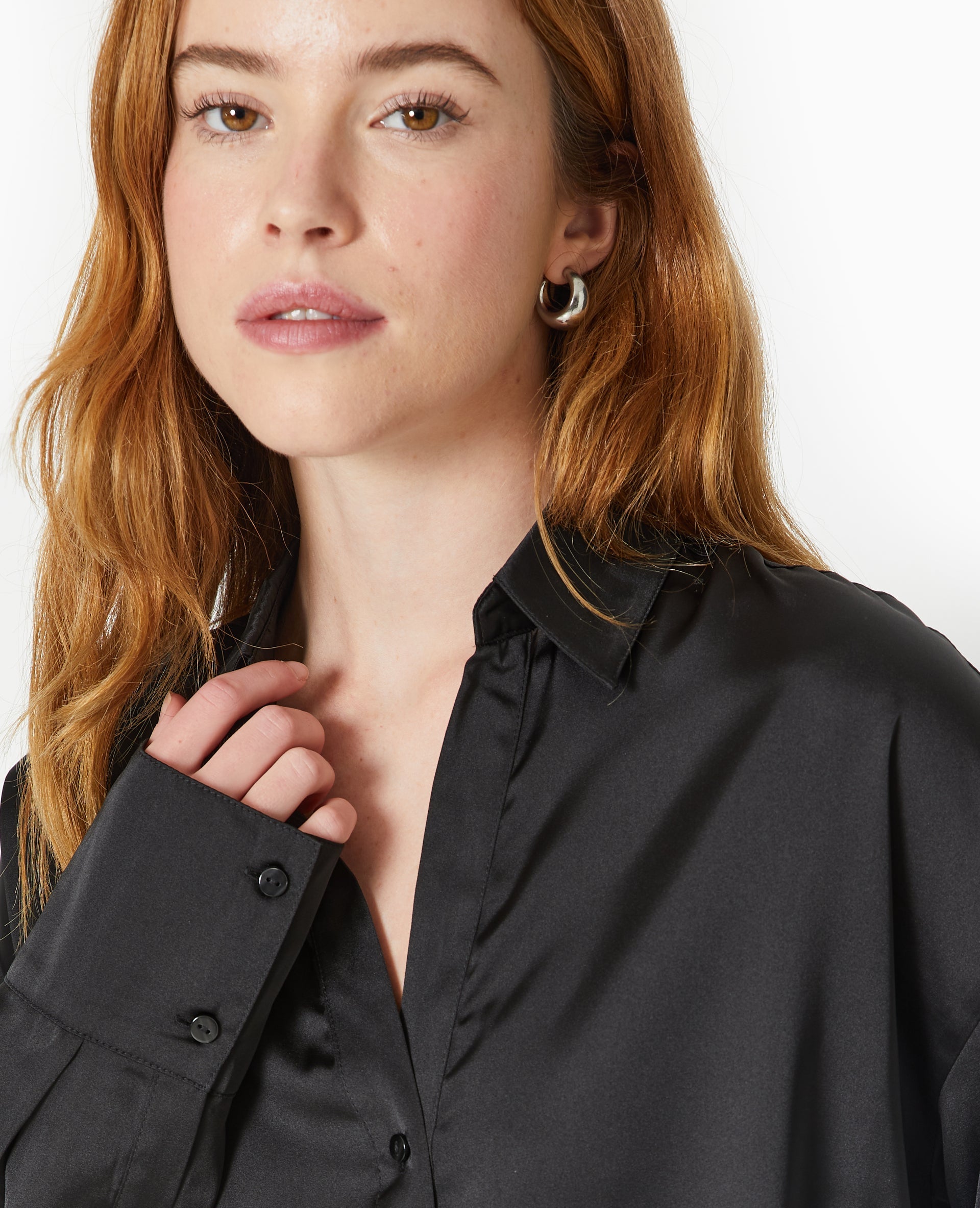 Chemise en satin