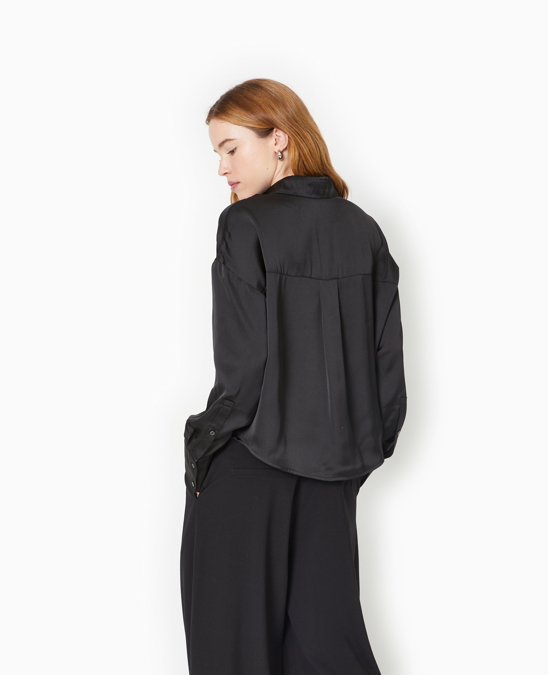 Chemise en satin