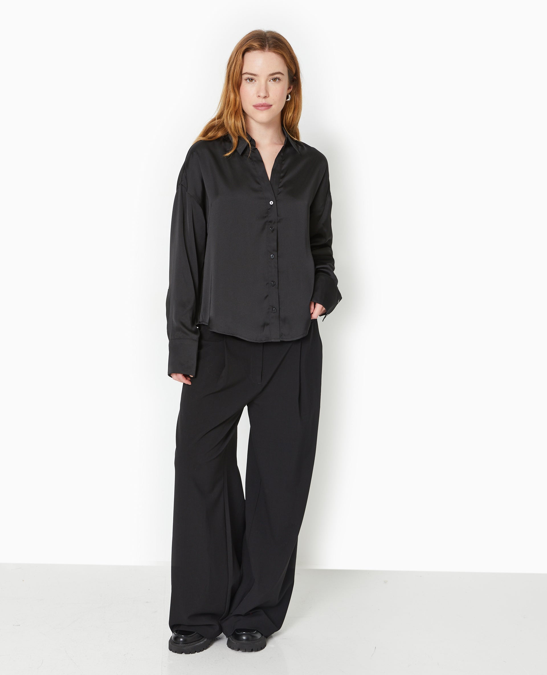 Chemise en satin