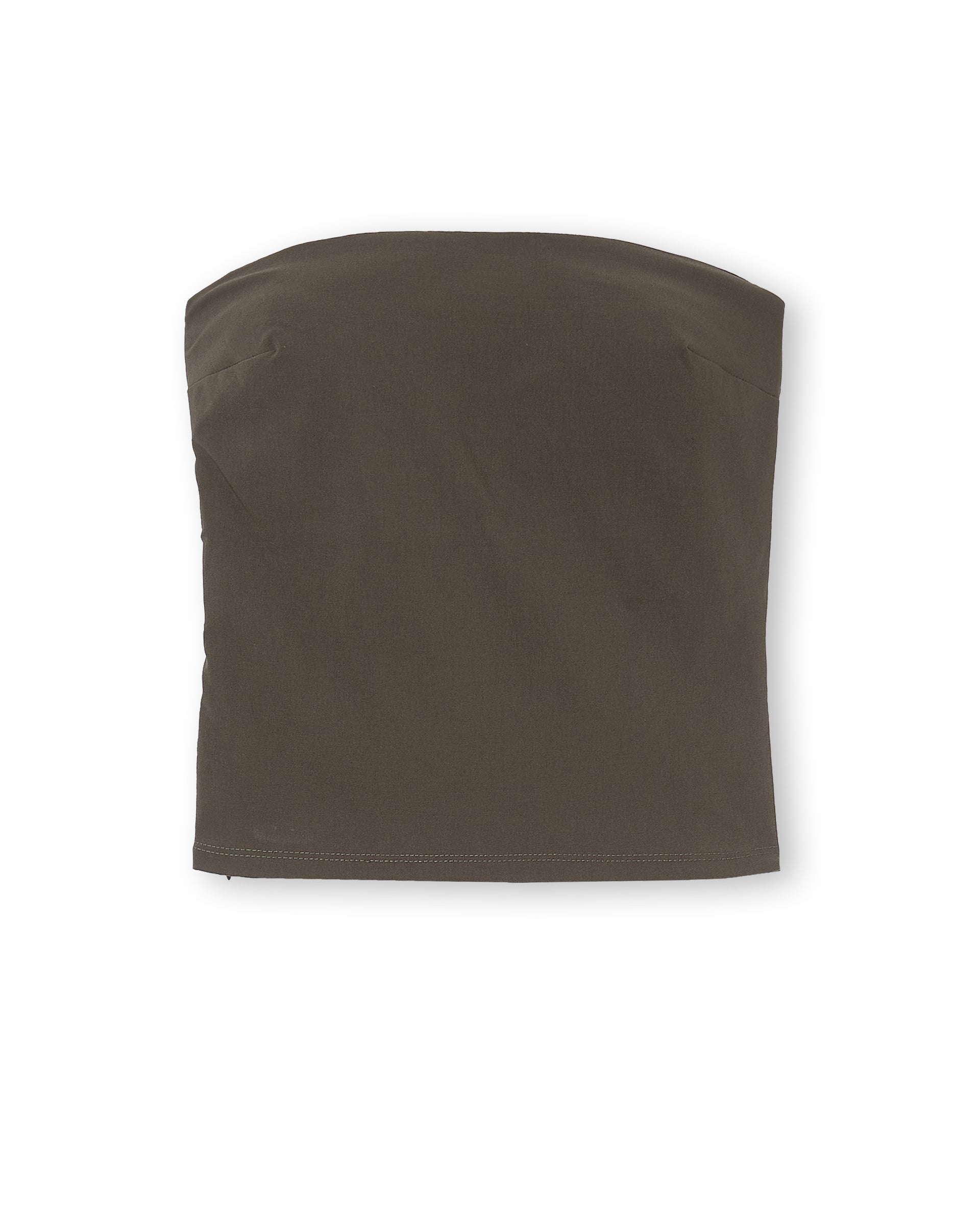 Top bustier en tissu stretch