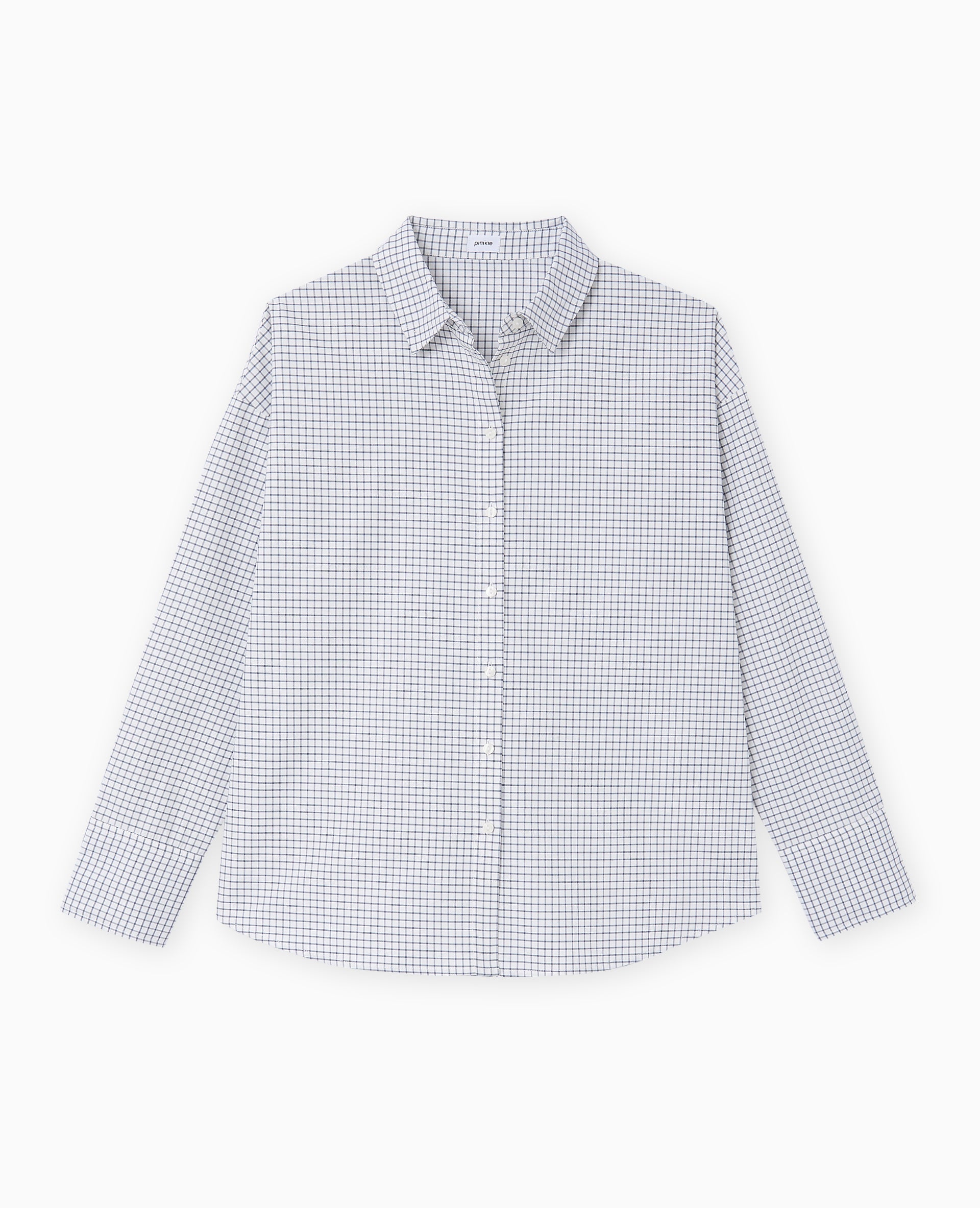 Chemise ample et droite à carreaux